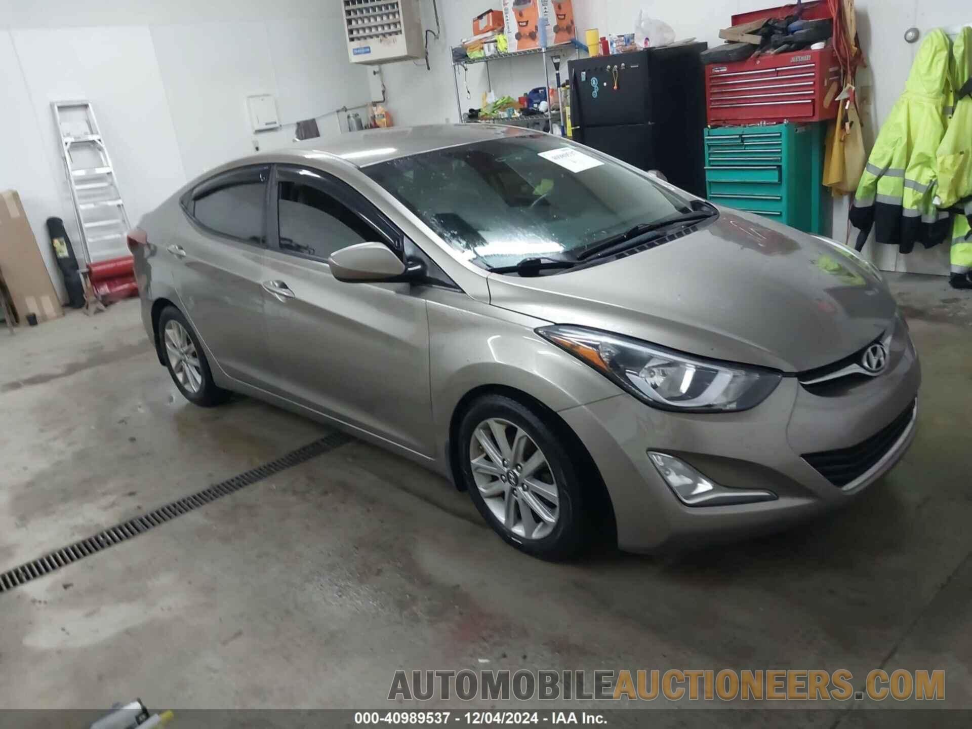 5NPDH4AE2GH688527 HYUNDAI ELANTRA 2016