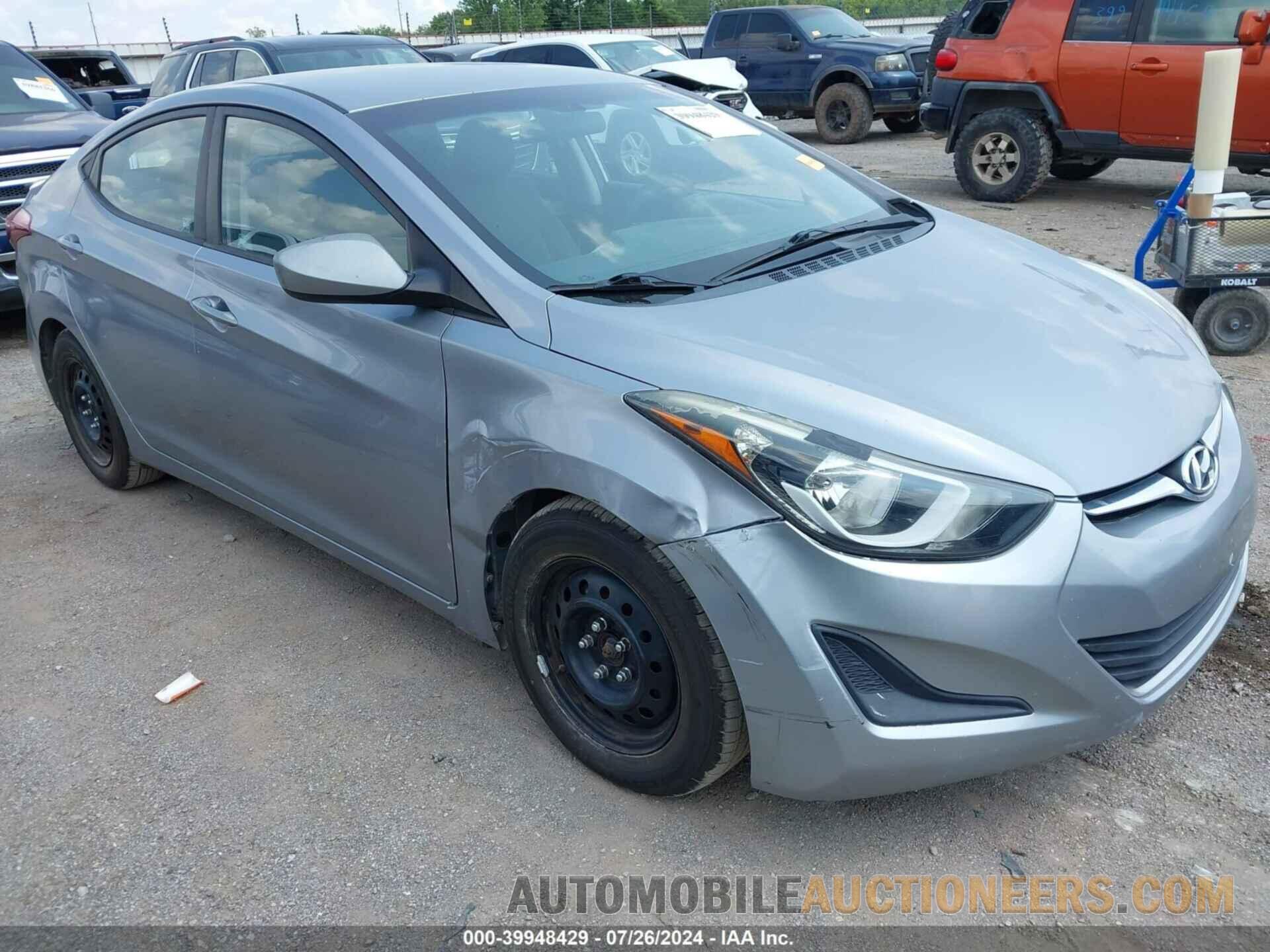 5NPDH4AE2GH700966 HYUNDAI ELANTRA 2016