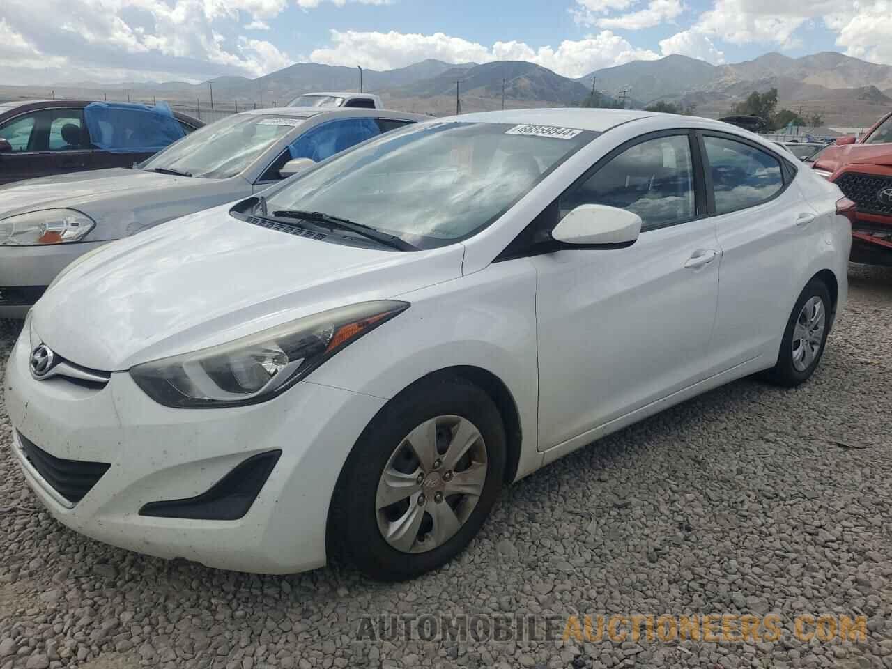 5NPDH4AE2GH701020 HYUNDAI ELANTRA 2016