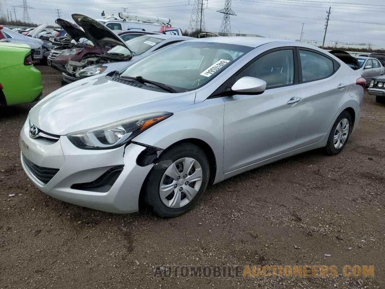 5NPDH4AE2GH740691 HYUNDAI ELANTRA 2016