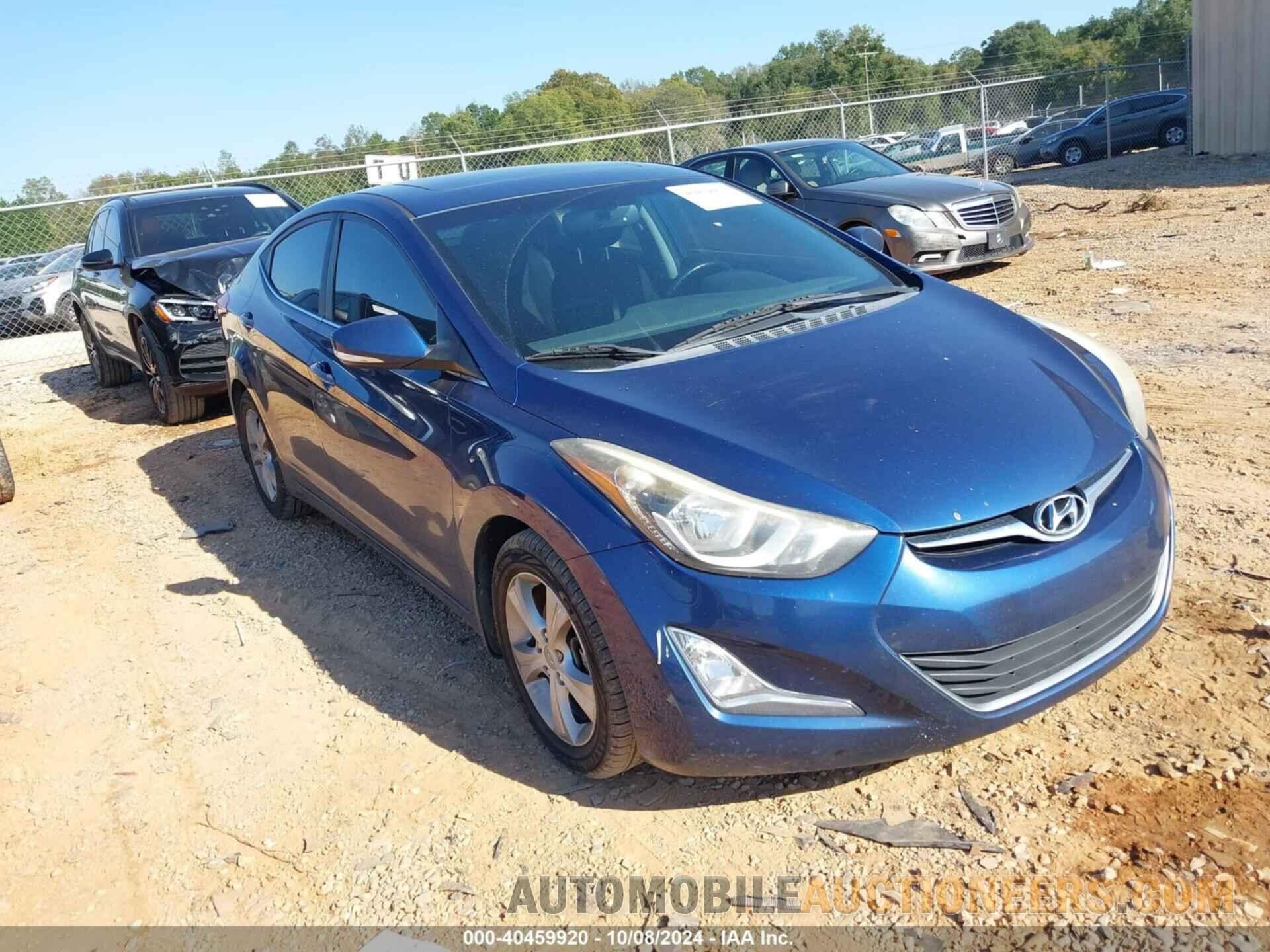 5NPDH4AE2GH754722 HYUNDAI ELANTRA 2016