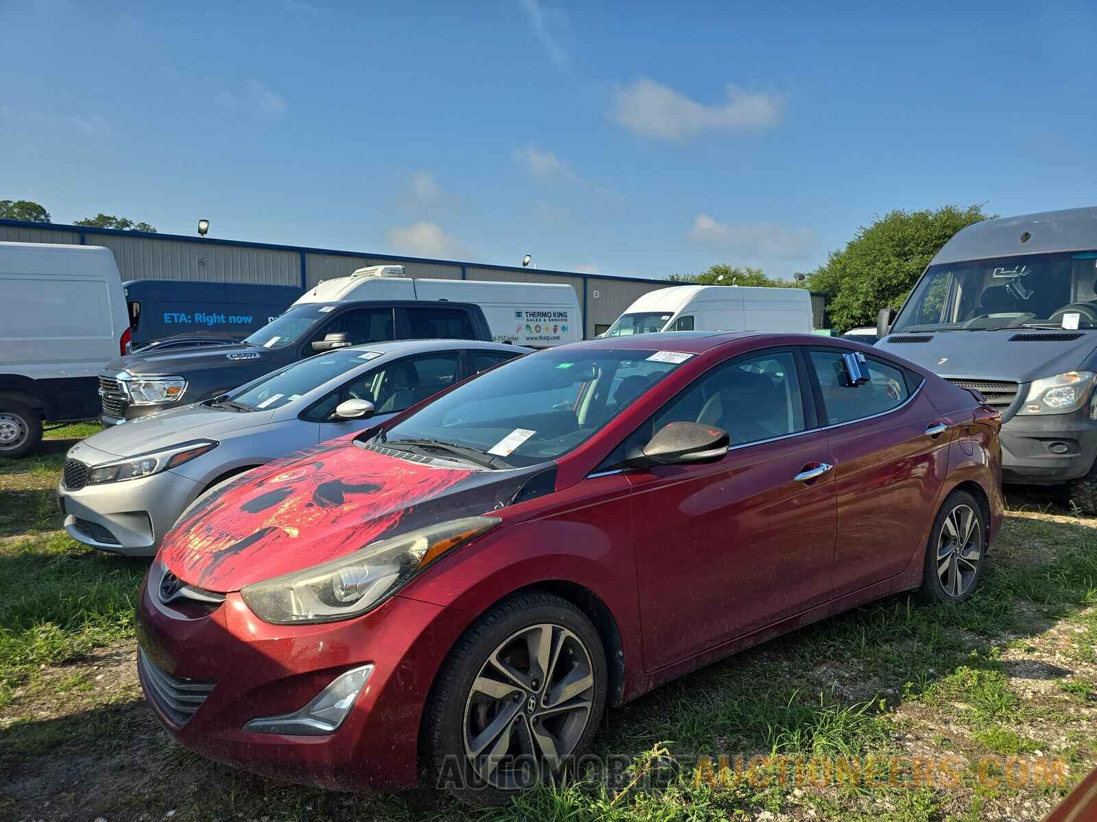 5NPDH4AE2GH767017 Hyundai Elantra 2016