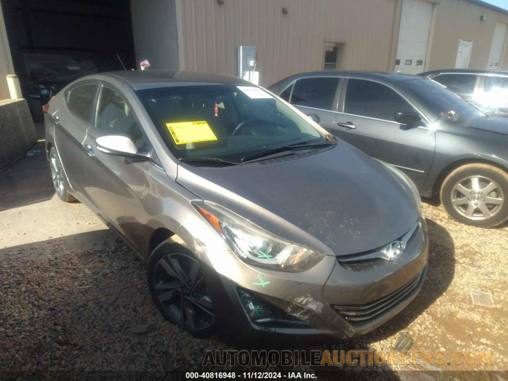 5NPDH4AE2GH782455 HYUNDAI ELANTRA 2016