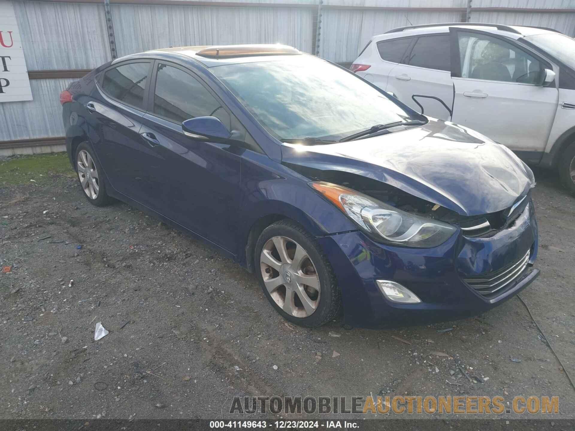 5NPDH4AE3DH188968 HYUNDAI ELANTRA 2013