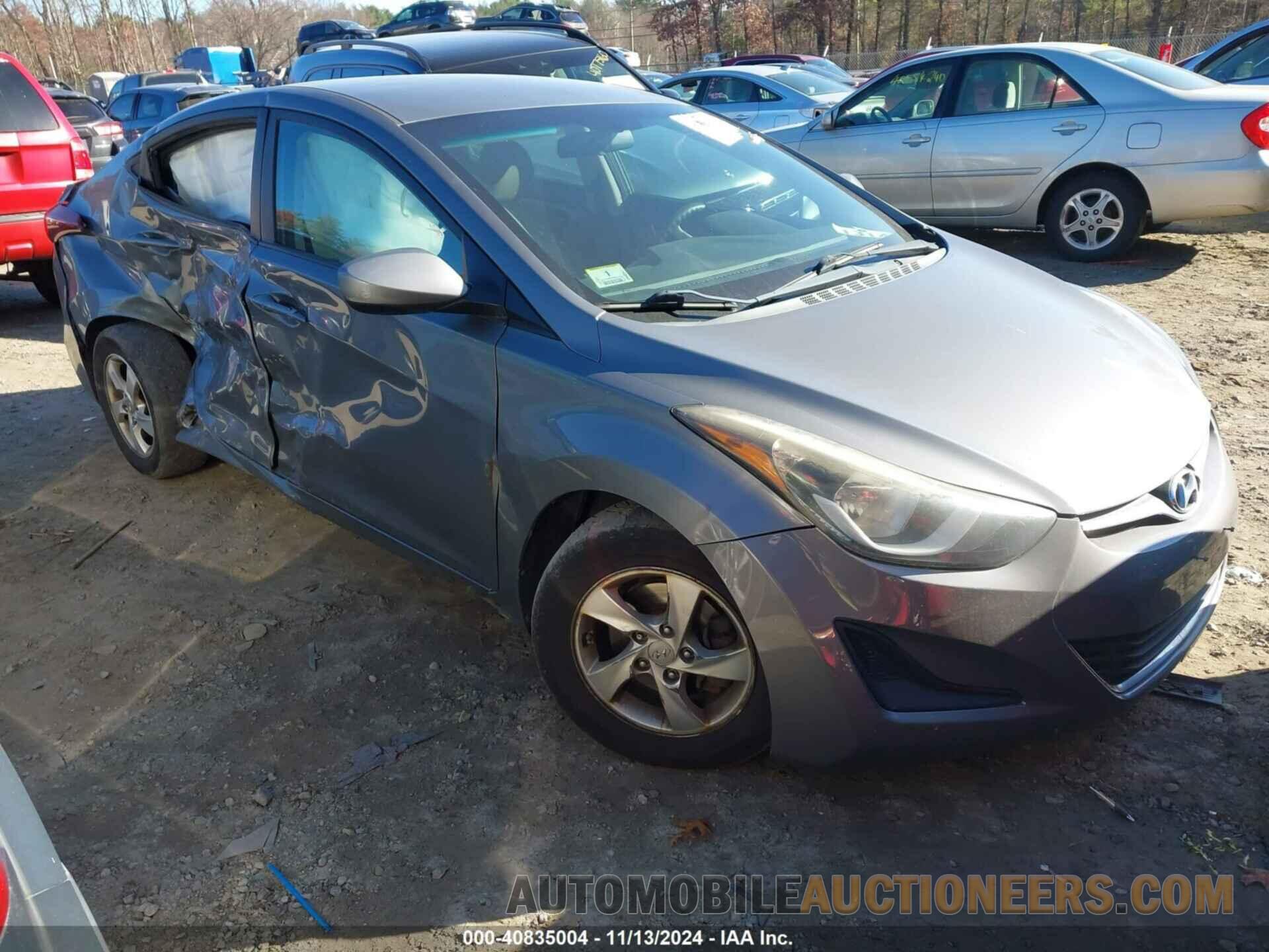 5NPDH4AE3EH503625 HYUNDAI ELANTRA 2014