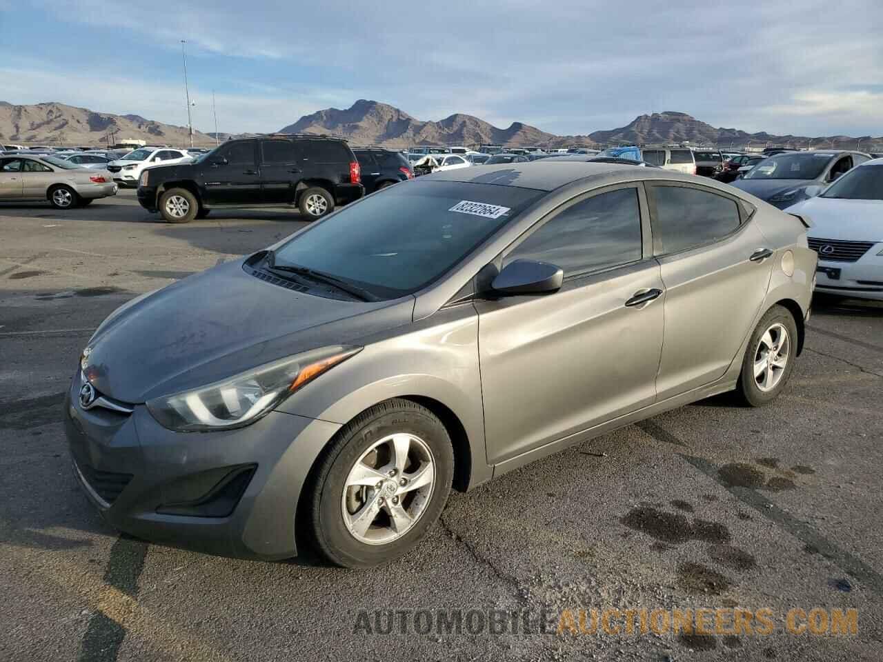 5NPDH4AE3EH524832 HYUNDAI ELANTRA 2014