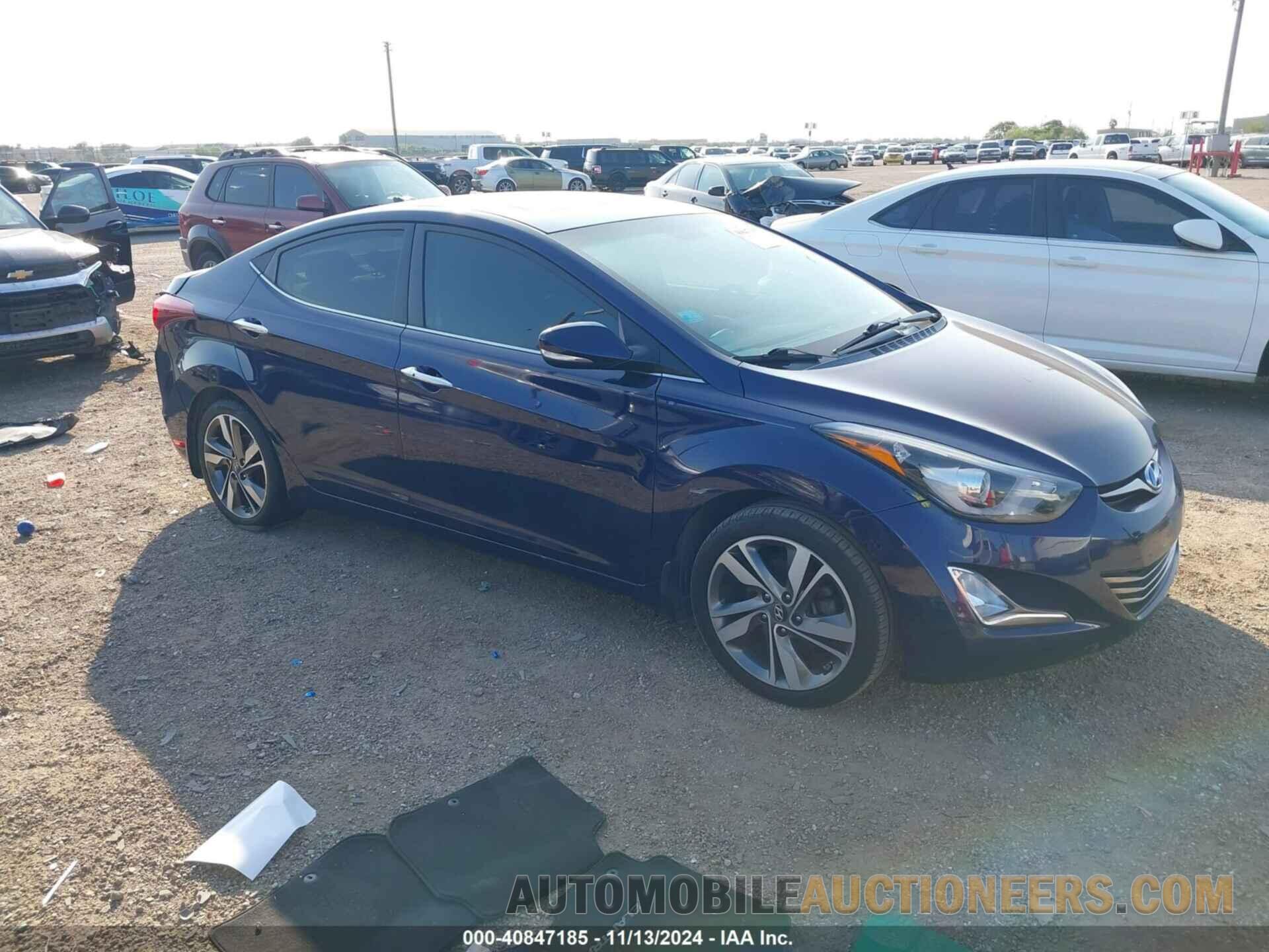 5NPDH4AE3EH529268 HYUNDAI ELANTRA 2014