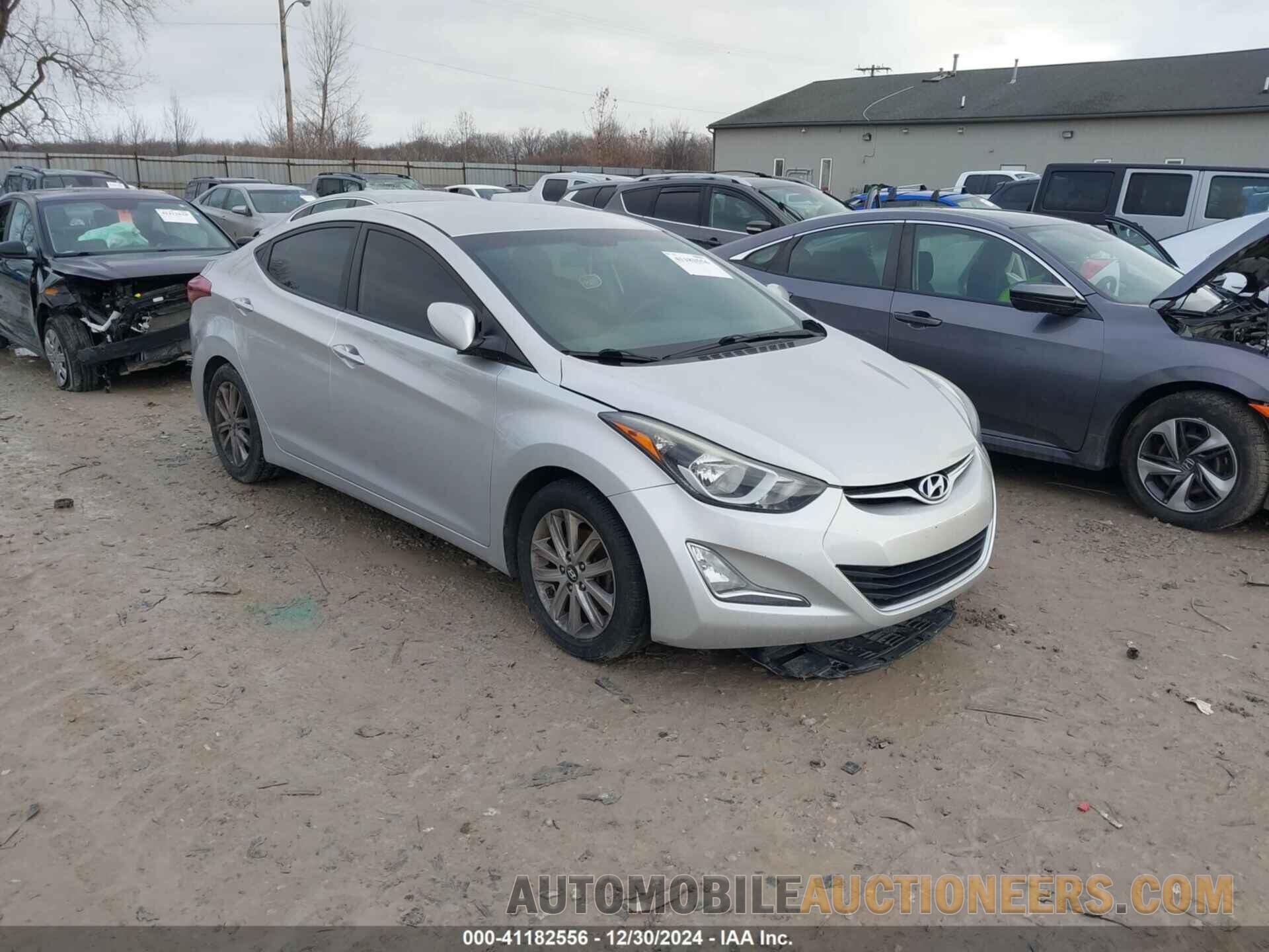 5NPDH4AE3FH551045 HYUNDAI ELANTRA 2015