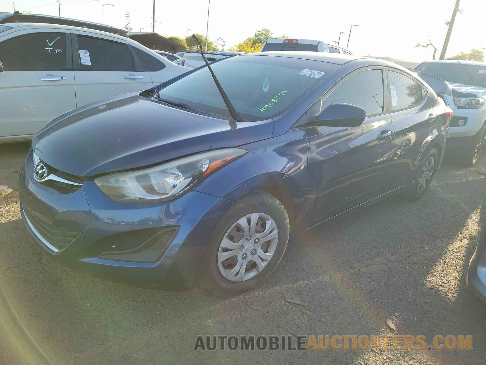 5NPDH4AE3FH571876 Hyundai Elantra SE 2015