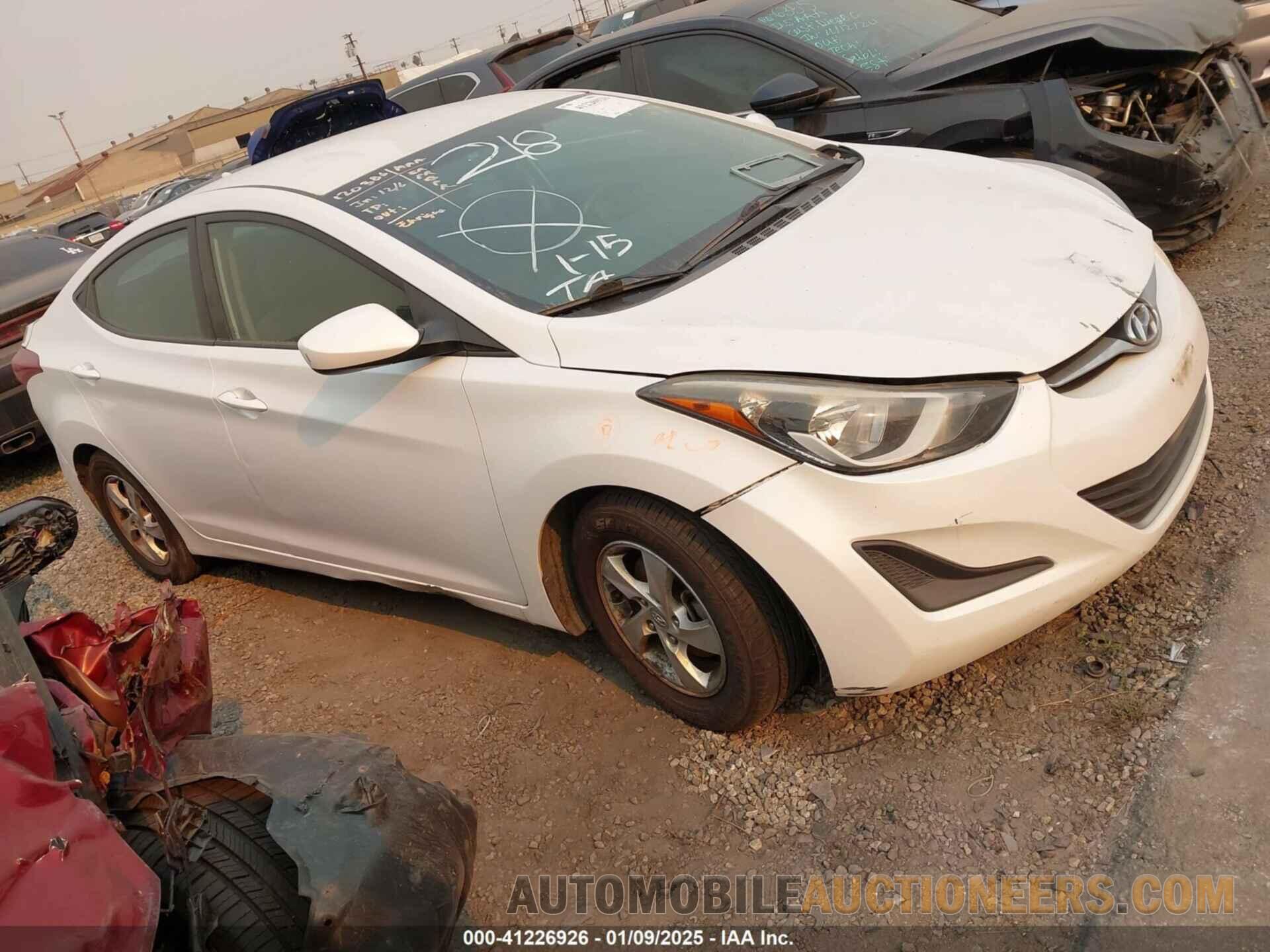 5NPDH4AE3FH578732 HYUNDAI ELANTRA 2015