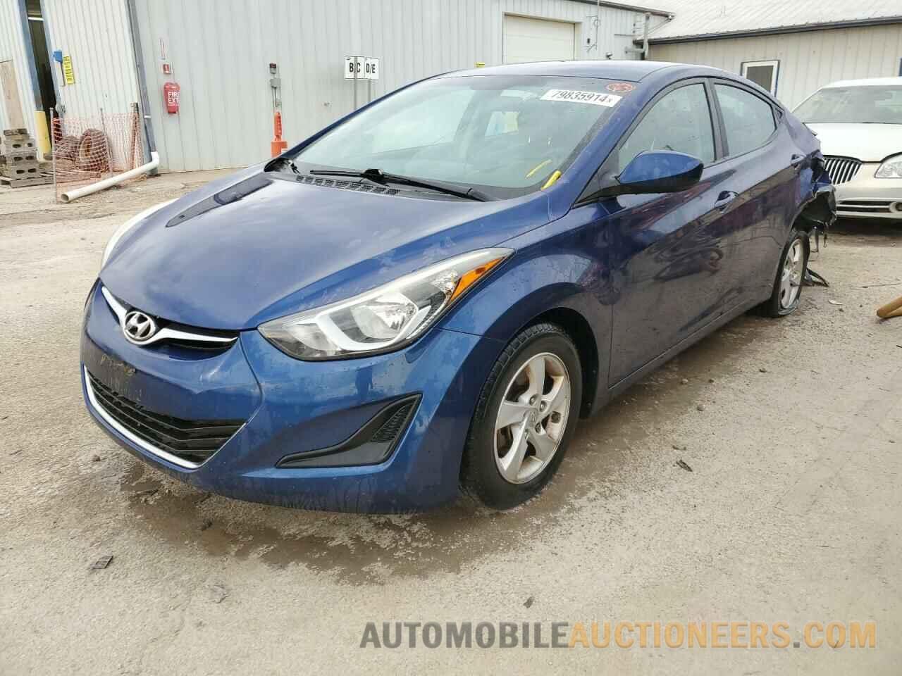 5NPDH4AE3FH602821 HYUNDAI ELANTRA 2015