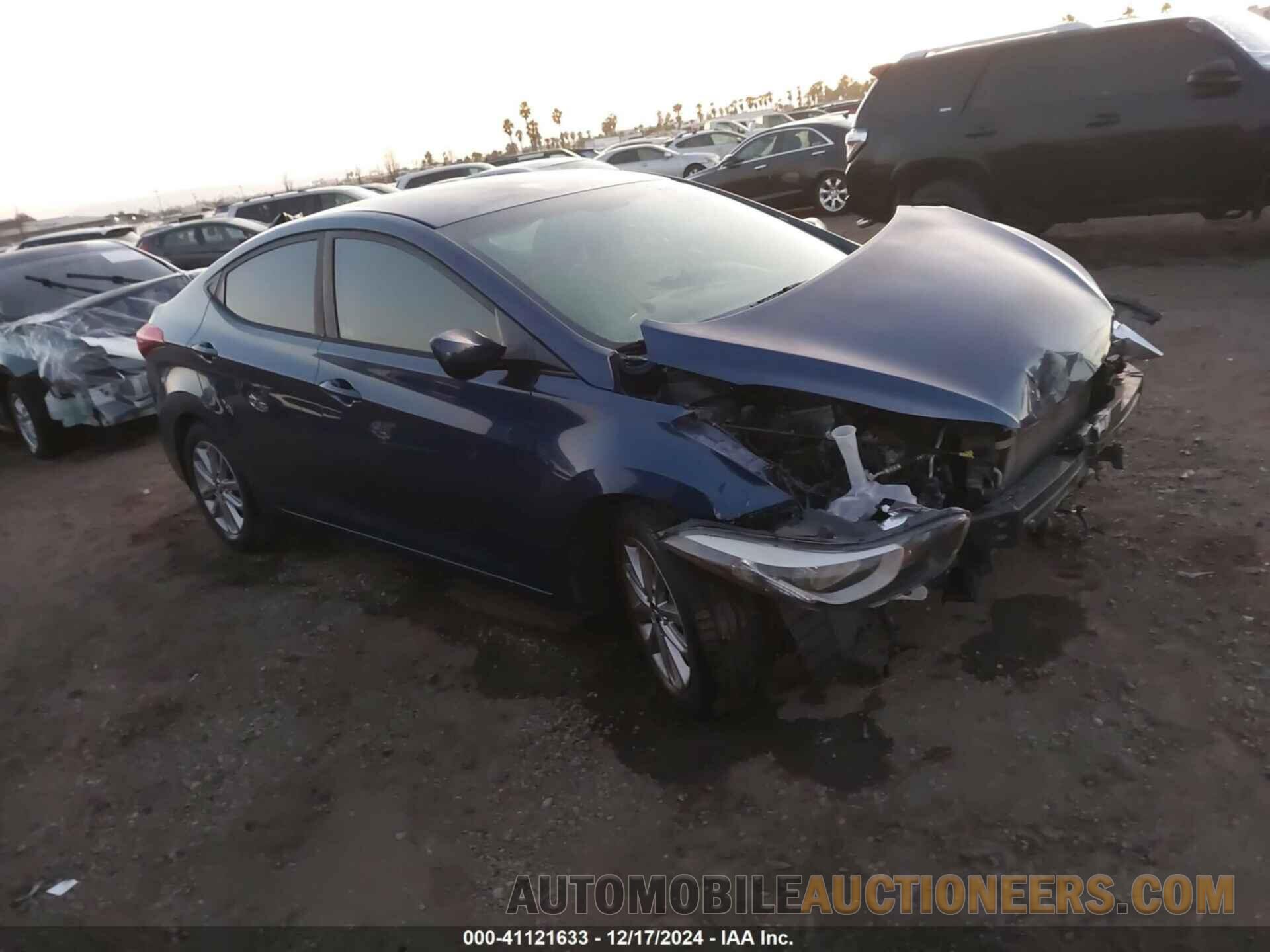 5NPDH4AE3FH618548 HYUNDAI ELANTRA 2015