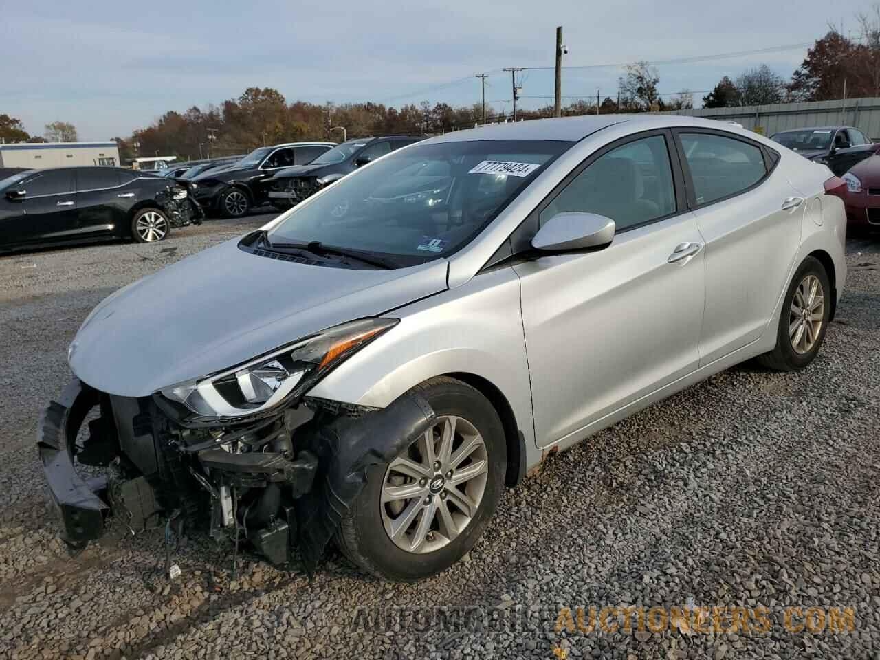 5NPDH4AE3FH626181 HYUNDAI ELANTRA 2015