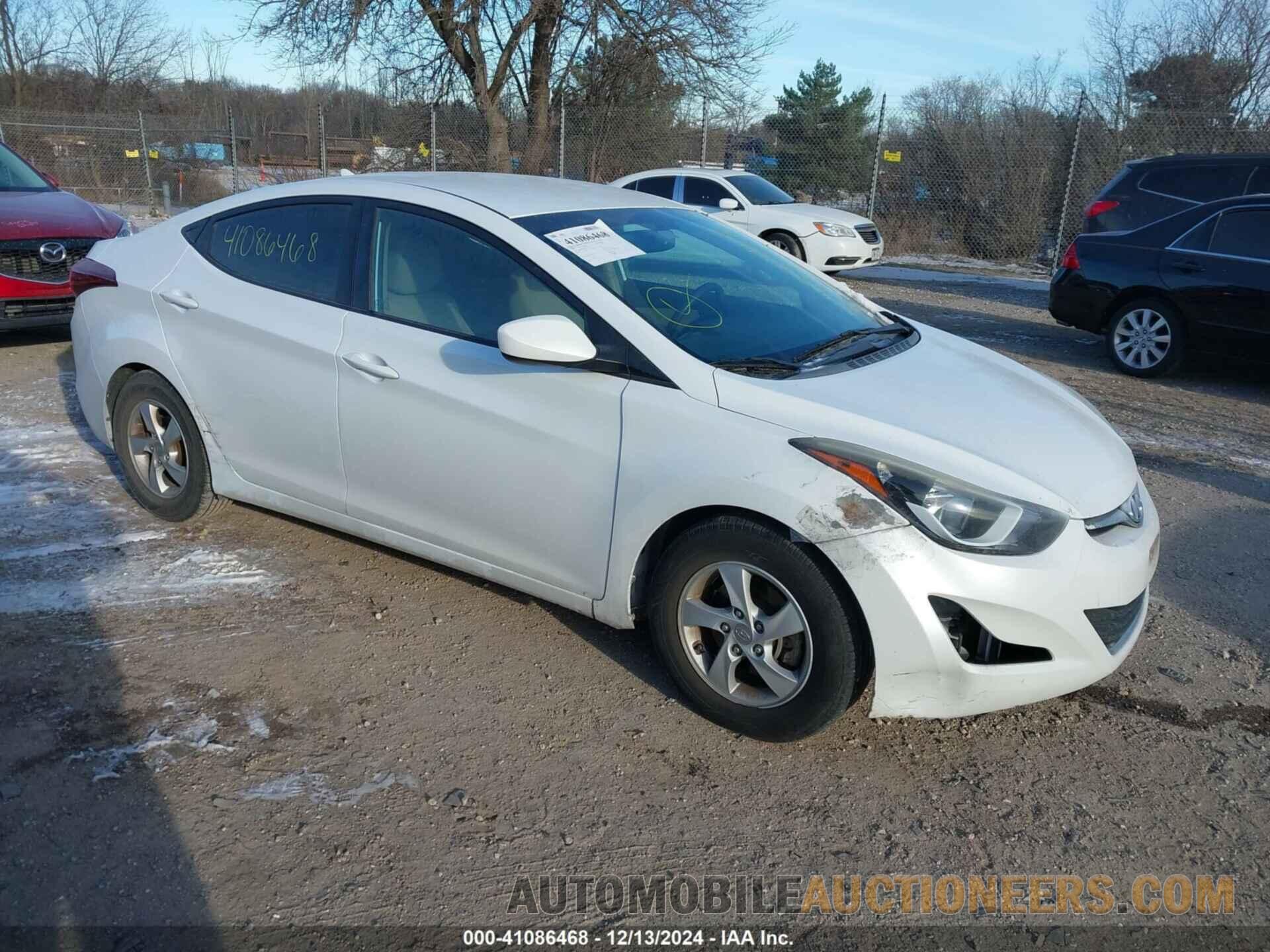 5NPDH4AE3FH629923 HYUNDAI ELANTRA 2015