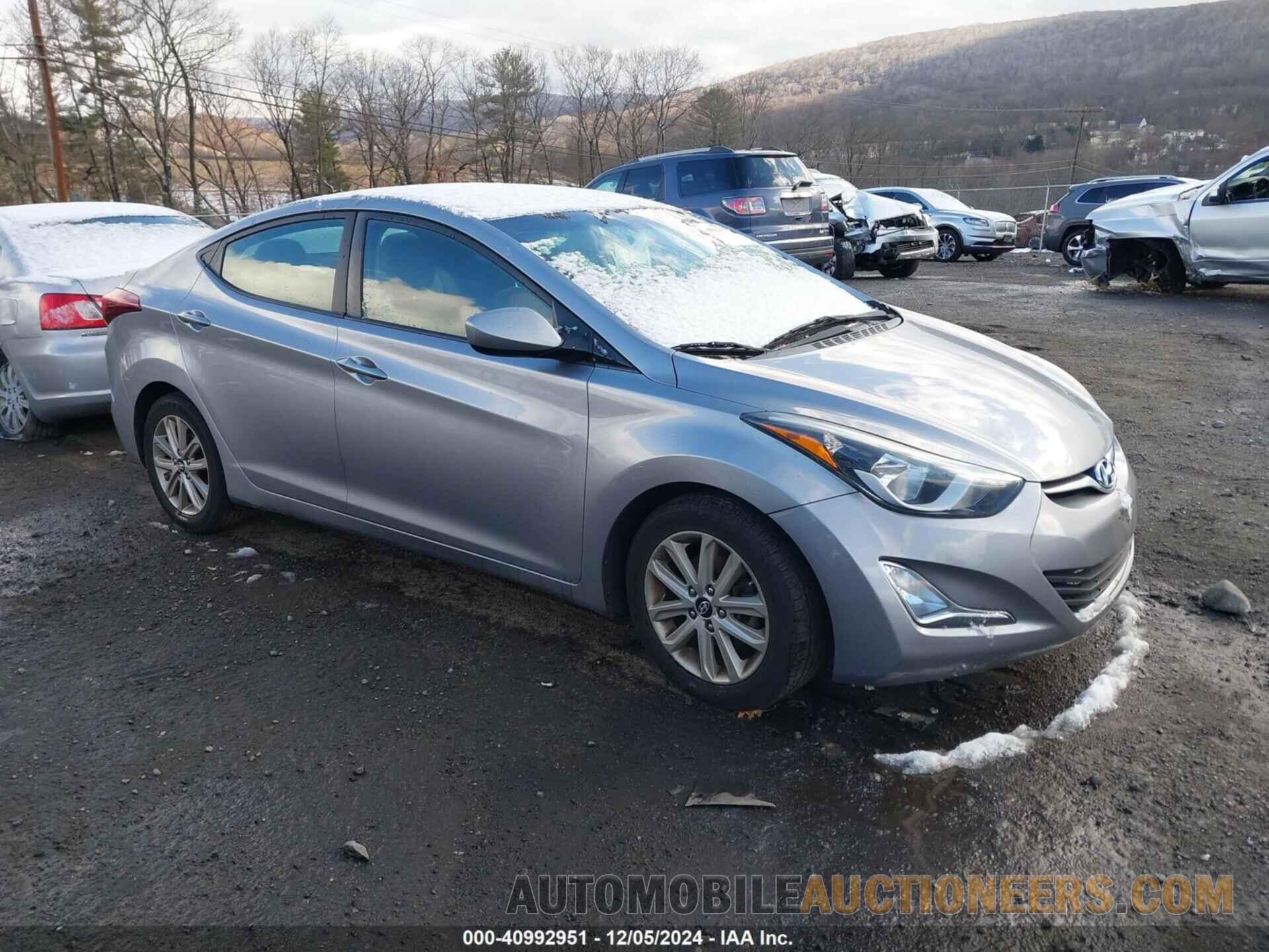 5NPDH4AE3GH653365 HYUNDAI ELANTRA 2016