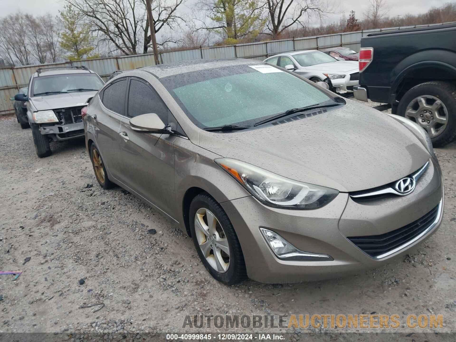 5NPDH4AE3GH675253 HYUNDAI ELANTRA 2016