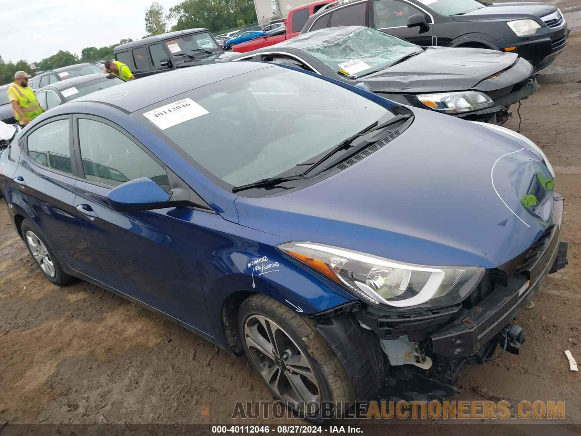 5NPDH4AE3GH730431 HYUNDAI ELANTRA 2016