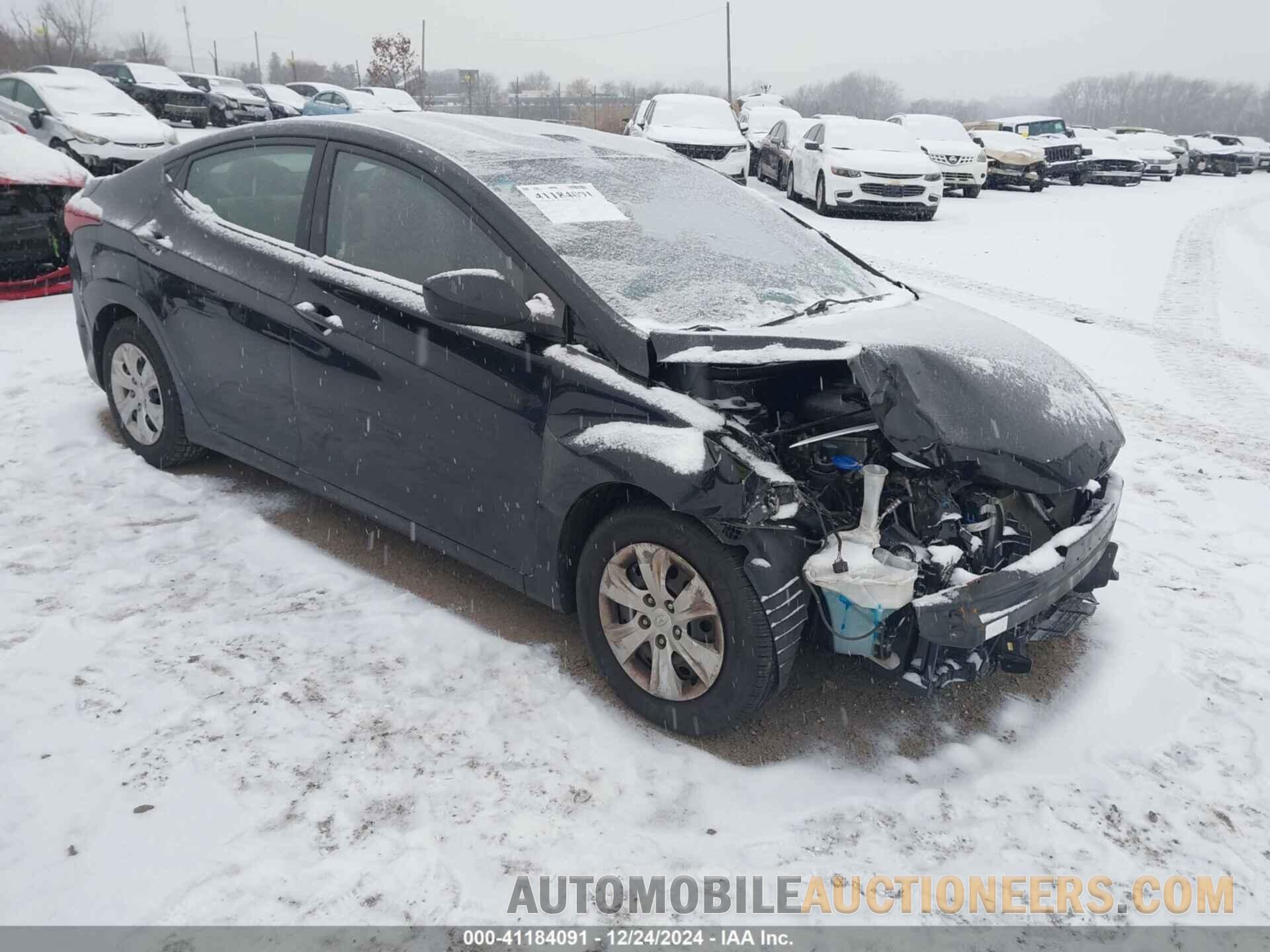 5NPDH4AE3GH796557 HYUNDAI ELANTRA 2016