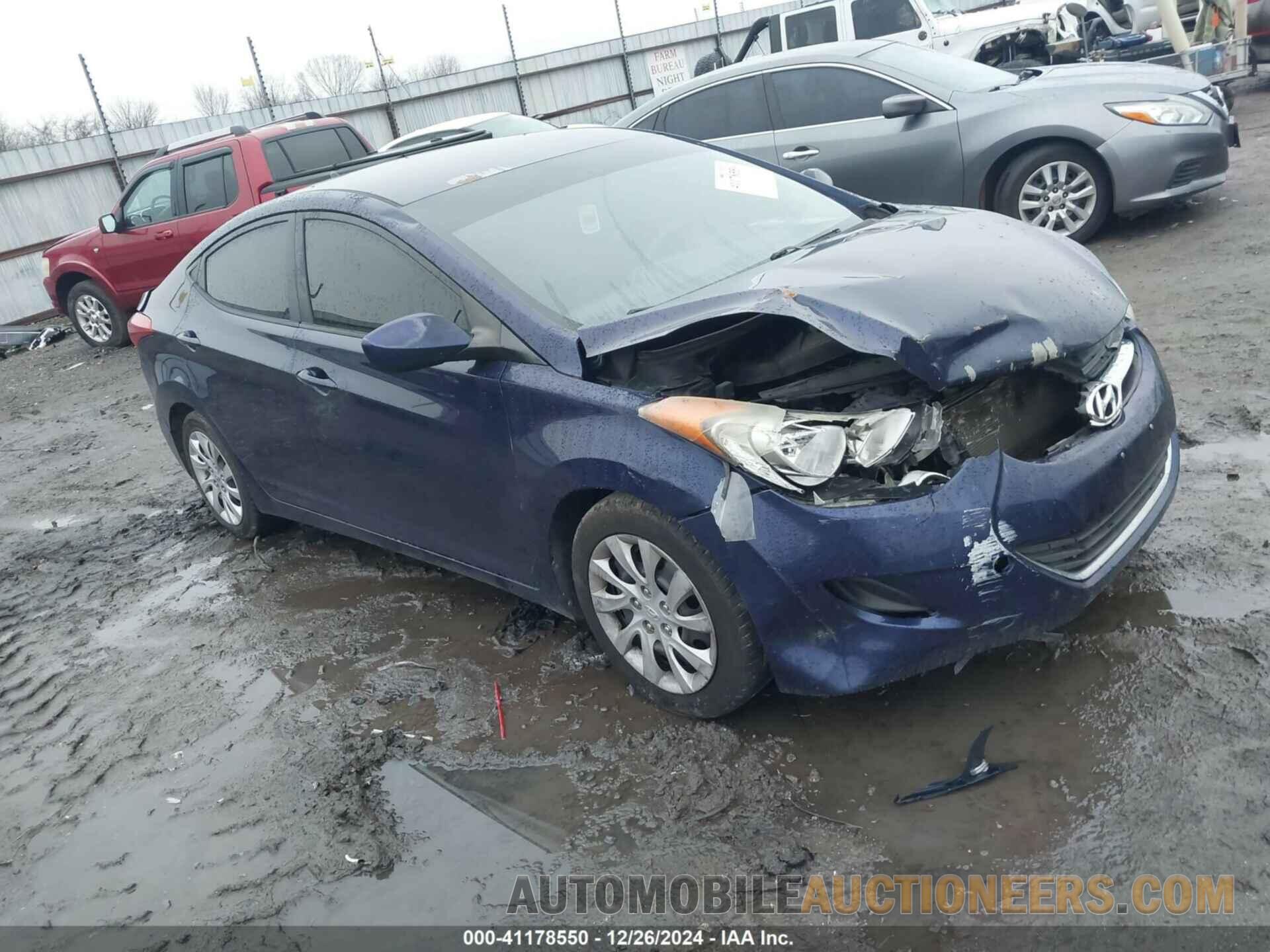 5NPDH4AE4CH134027 HYUNDAI ELANTRA 2012