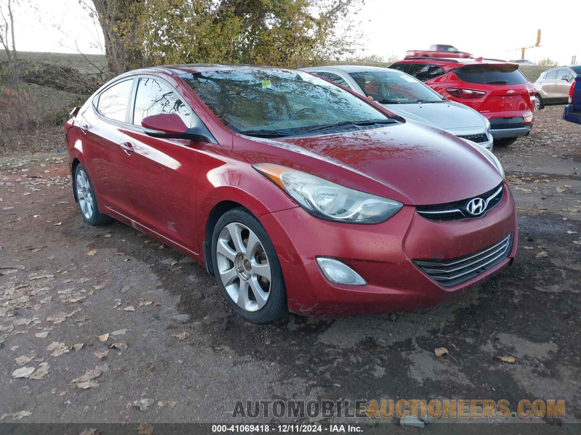 5NPDH4AE4DH296600 HYUNDAI ELANTRA 2013