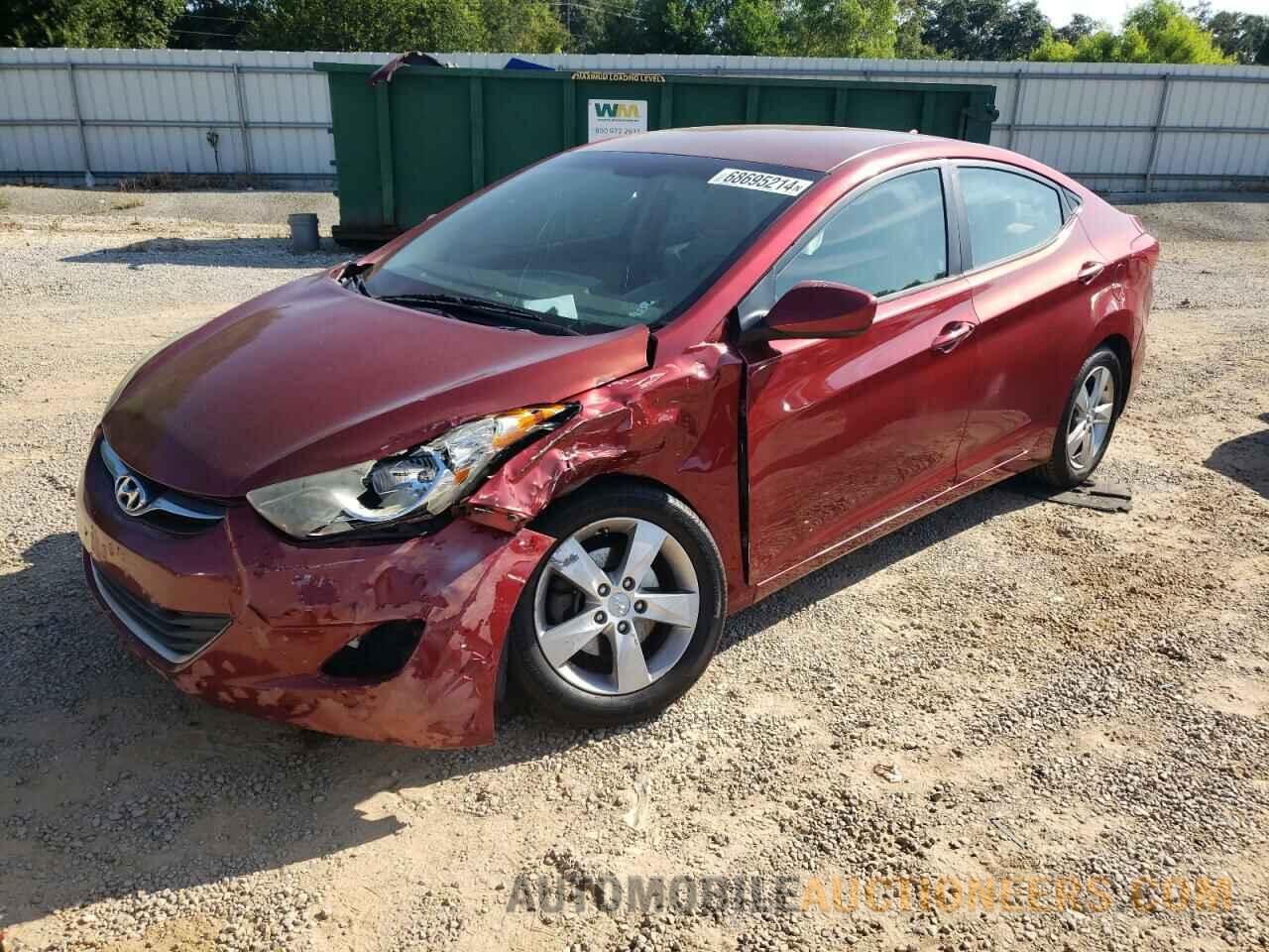 5NPDH4AE4DH385969 HYUNDAI ELANTRA 2013