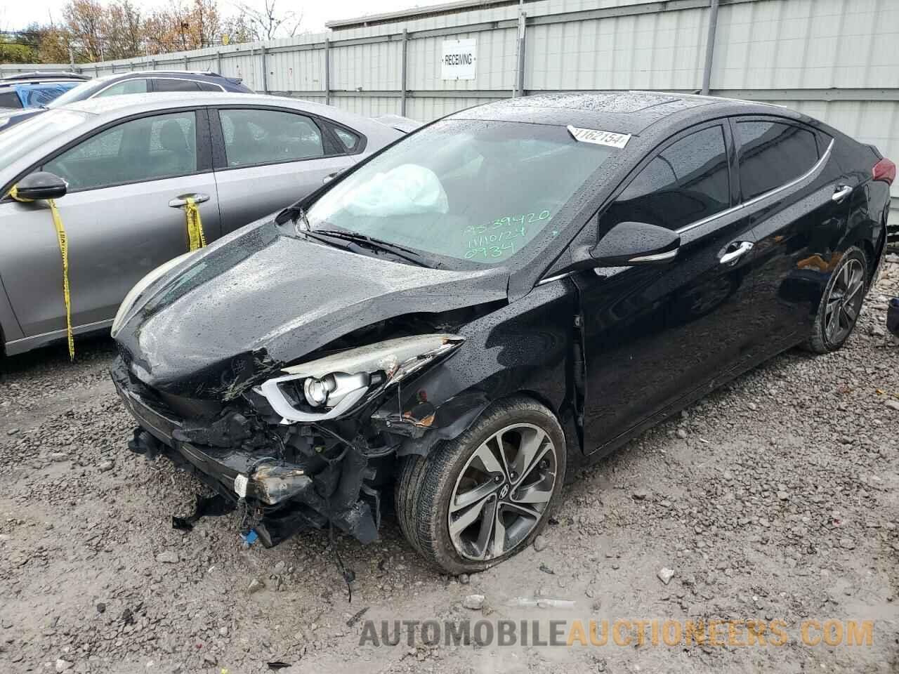 5NPDH4AE4EH490934 HYUNDAI ELANTRA 2014