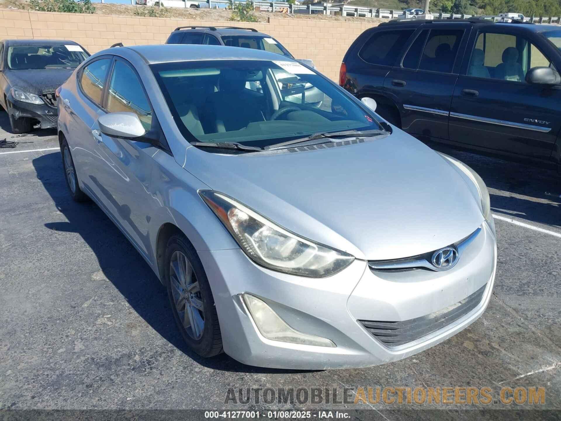 5NPDH4AE4EH496720 HYUNDAI ELANTRA 2014