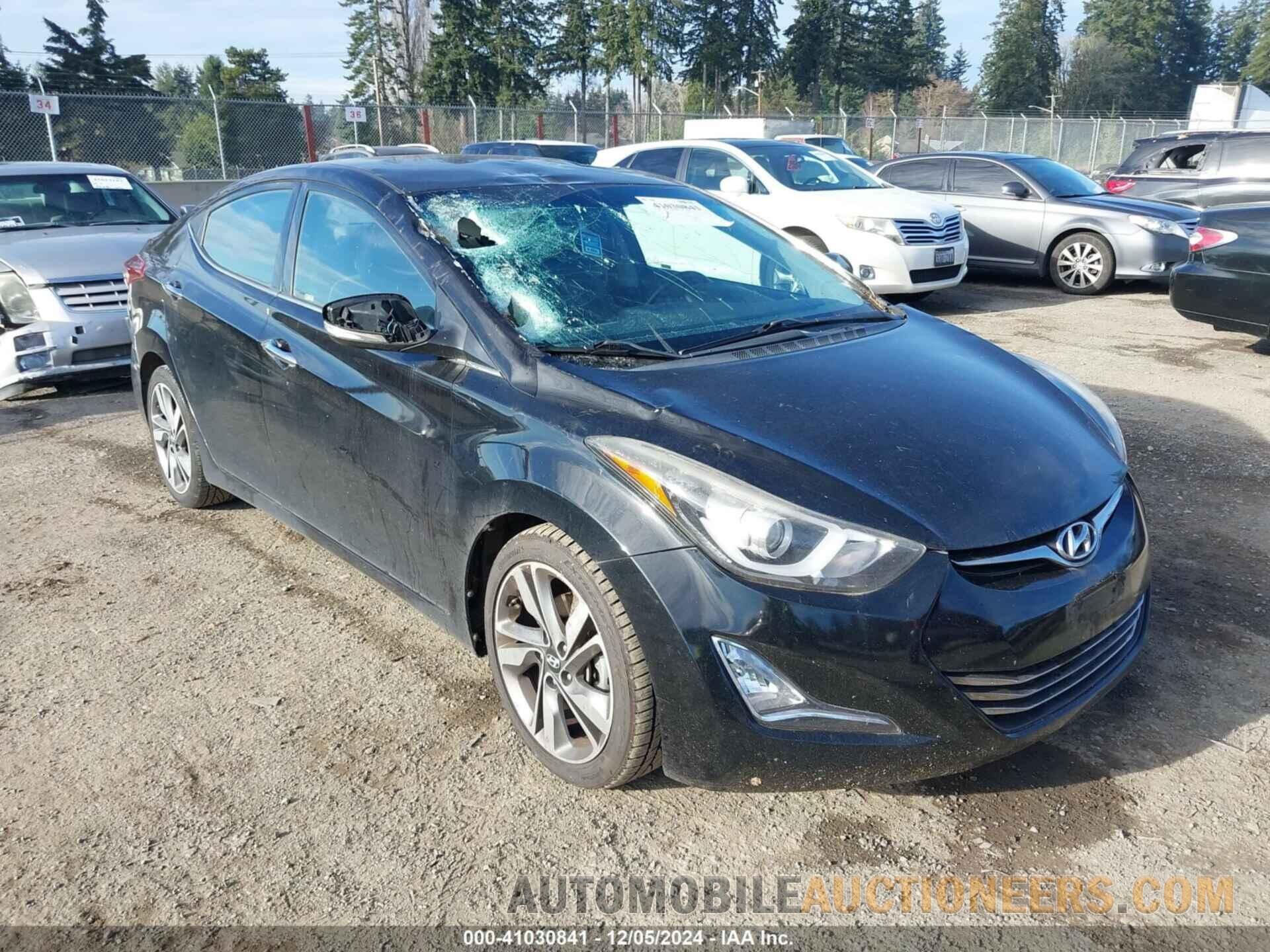 5NPDH4AE4EH508798 HYUNDAI ELANTRA 2014