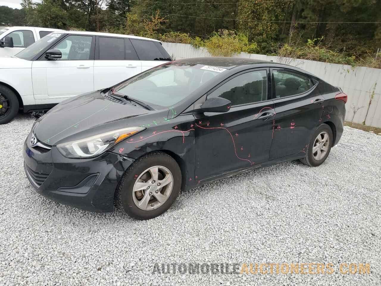 5NPDH4AE4EH542594 HYUNDAI ELANTRA 2014