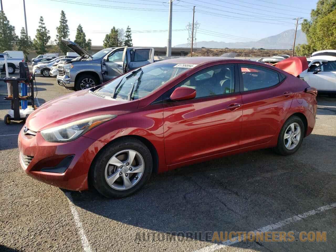 5NPDH4AE4EH545768 HYUNDAI ELANTRA 2014