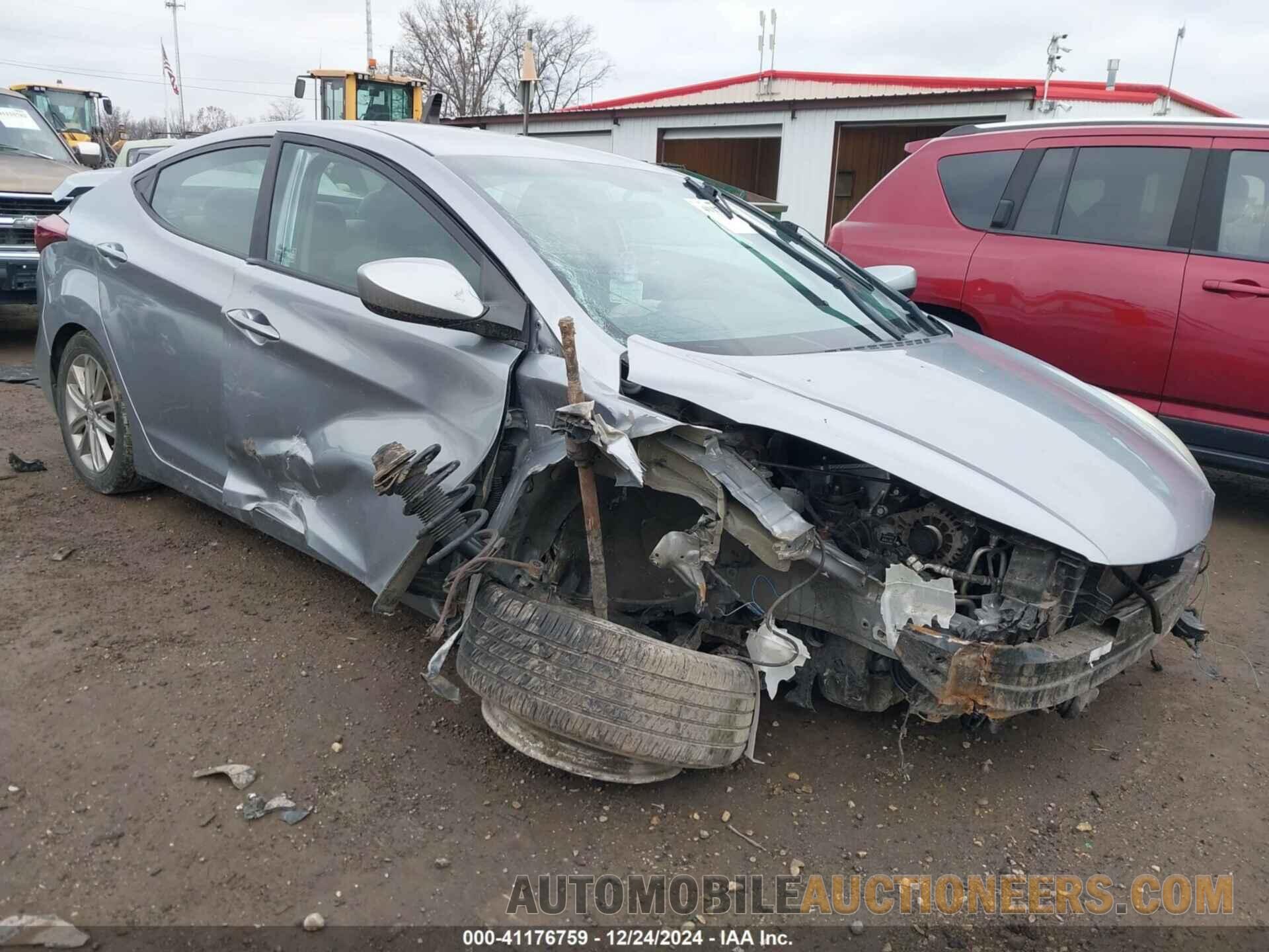 5NPDH4AE4FH549322 HYUNDAI ELANTRA 2015