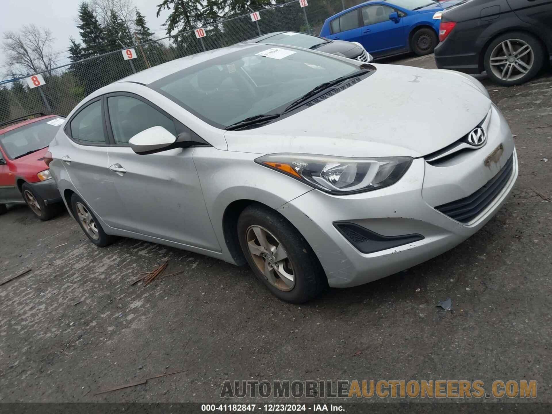 5NPDH4AE4FH556237 HYUNDAI ELANTRA 2015