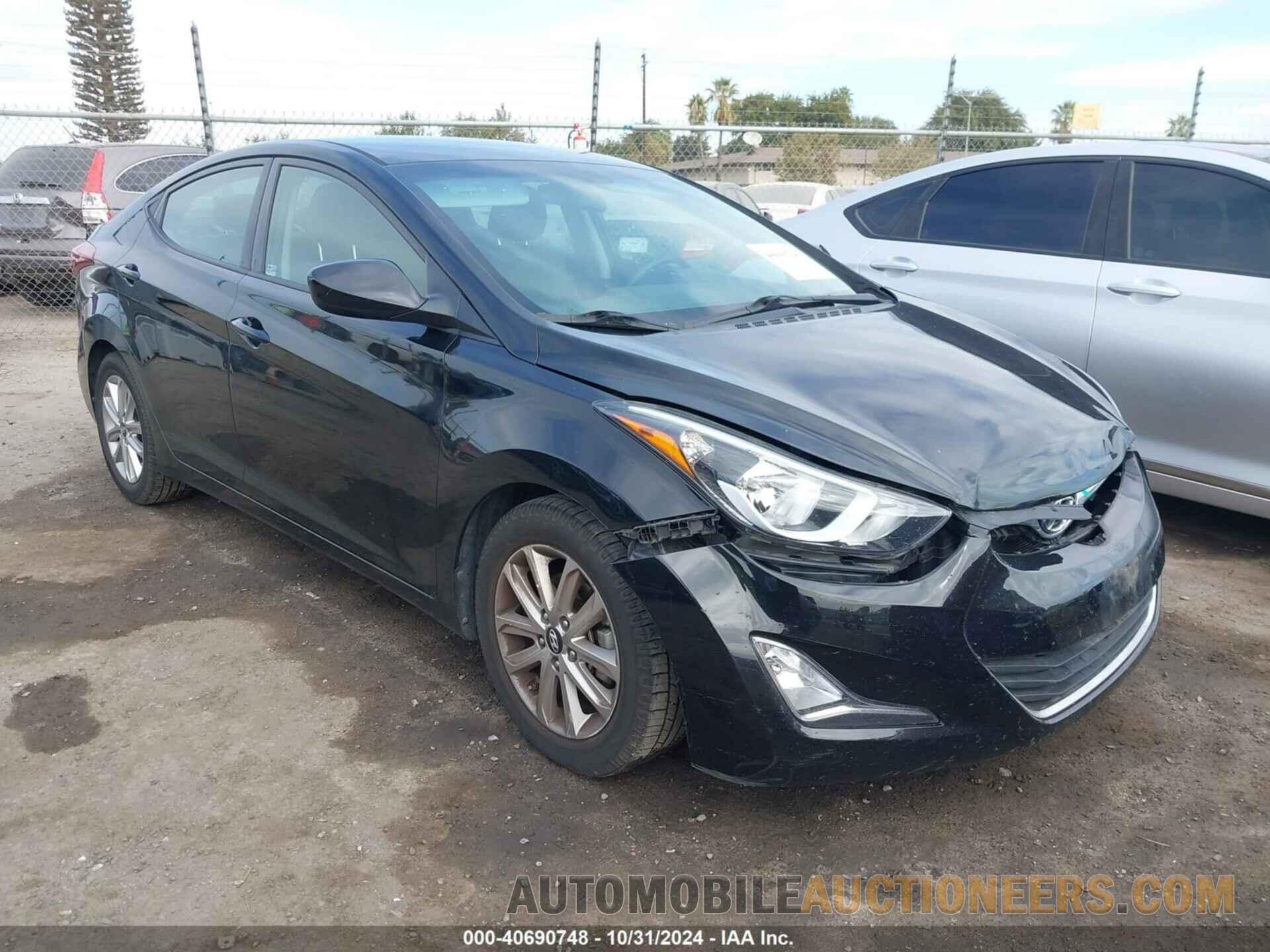 5NPDH4AE4FH569232 HYUNDAI ELANTRA 2015