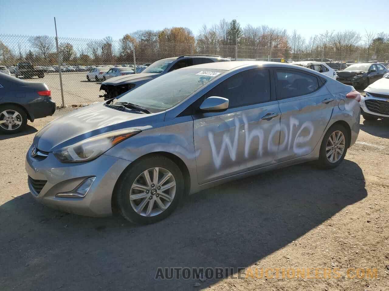 5NPDH4AE4FH594289 HYUNDAI ELANTRA 2015