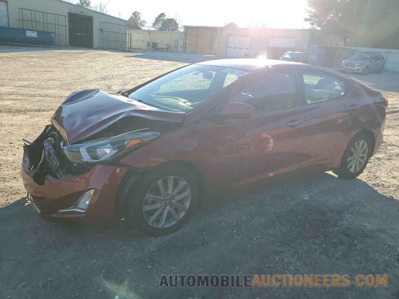 5NPDH4AE4FH596107 HYUNDAI ELANTRA 2015