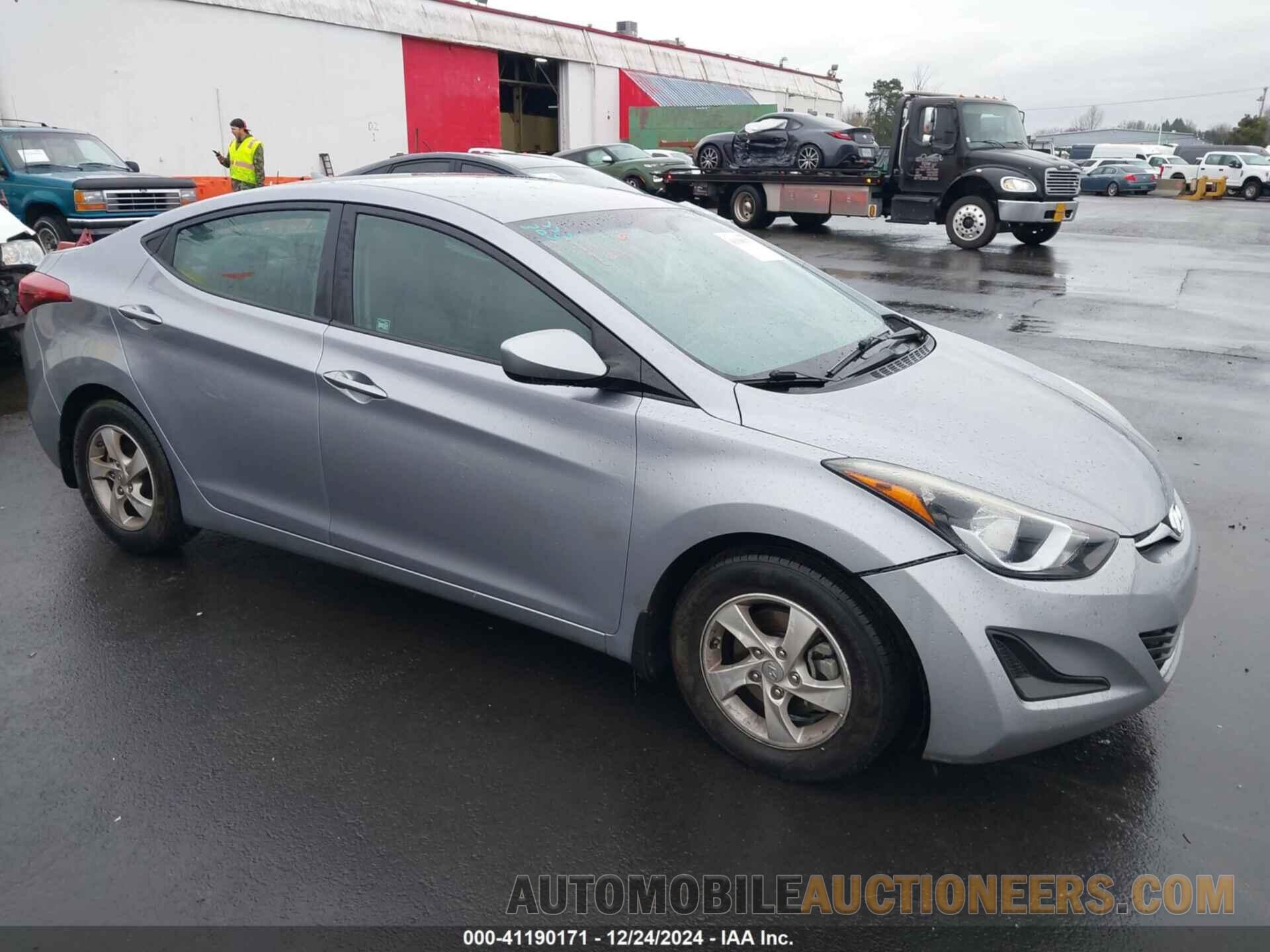 5NPDH4AE4FH604206 HYUNDAI ELANTRA 2015