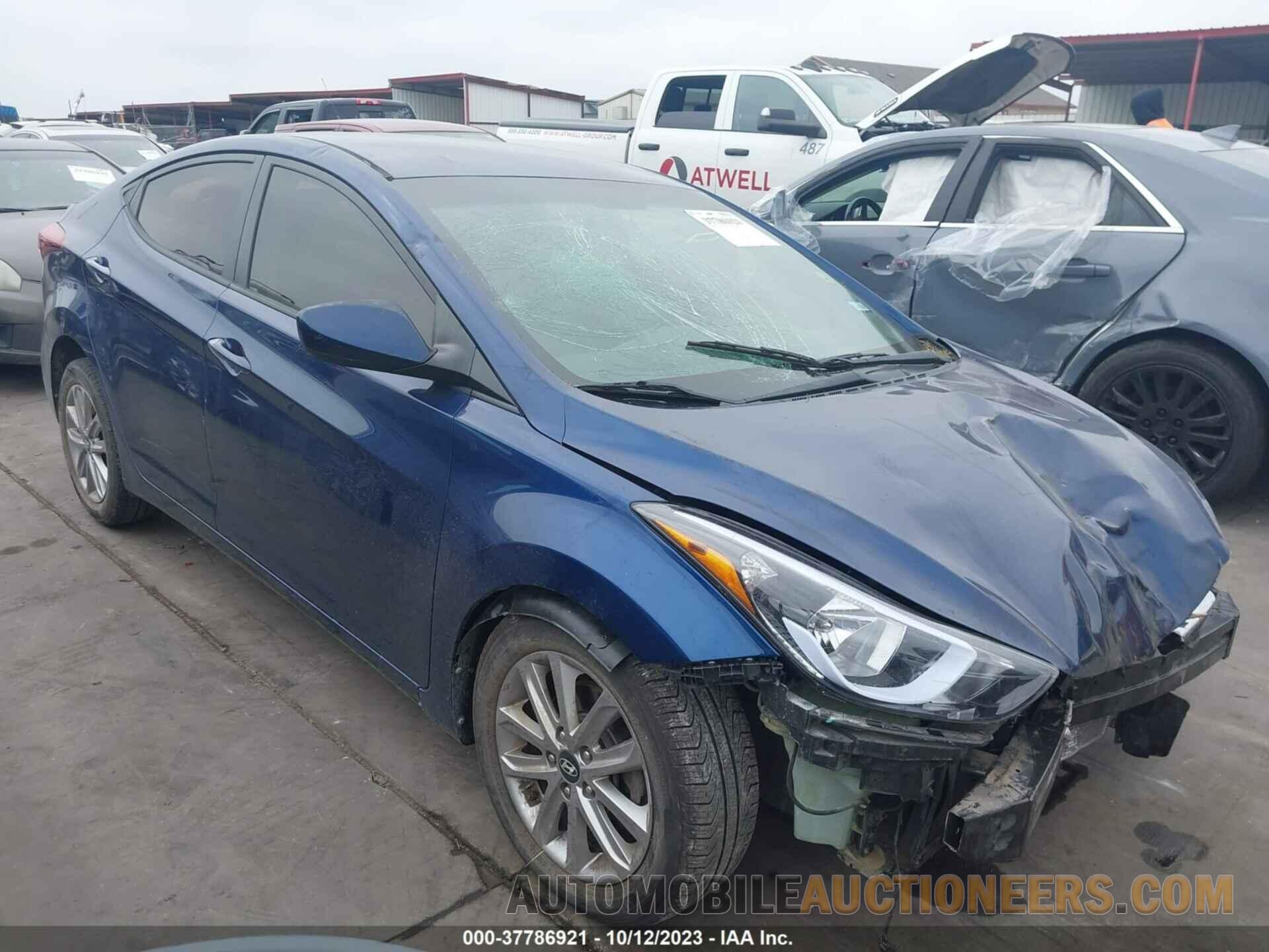 5NPDH4AE4FH620406 HYUNDAI ELANTRA 2015