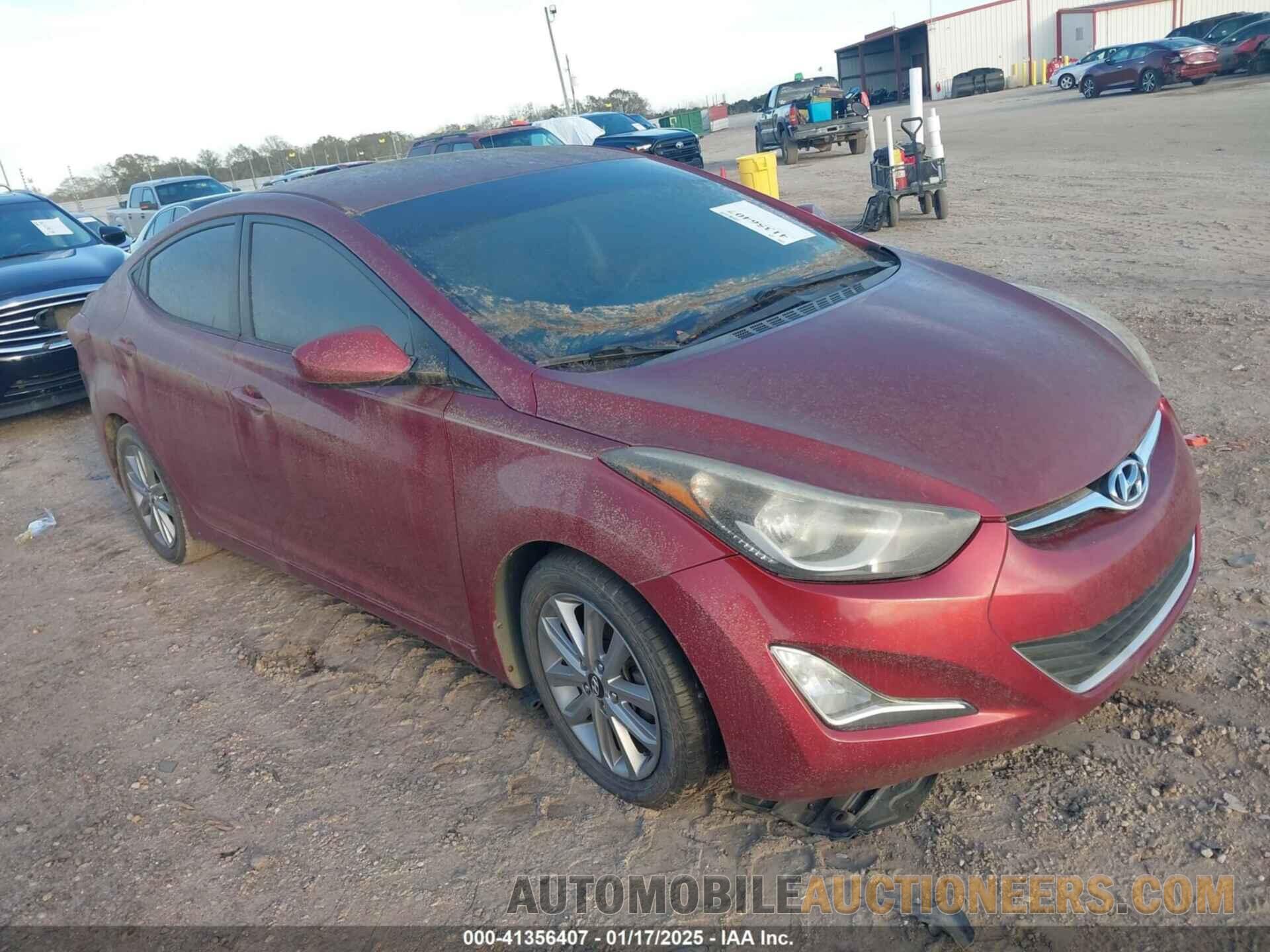 5NPDH4AE4FH643457 HYUNDAI ELANTRA 2015