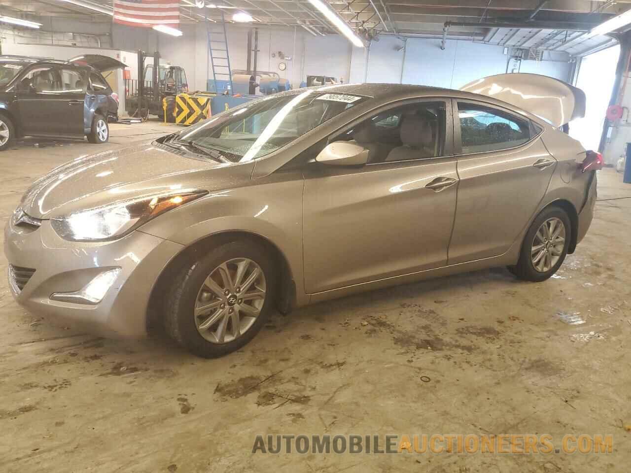 5NPDH4AE4GH652970 HYUNDAI ELANTRA 2016