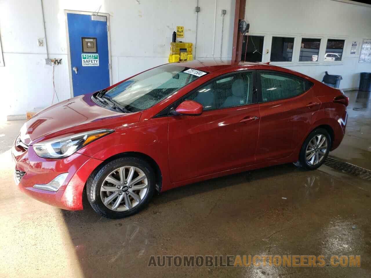 5NPDH4AE4GH660776 HYUNDAI ELANTRA 2016