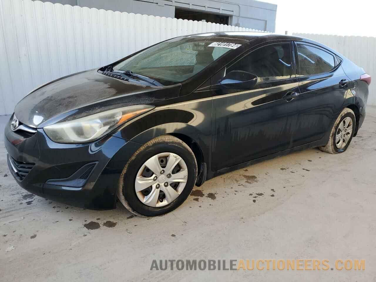 5NPDH4AE4GH671809 HYUNDAI ELANTRA 2016