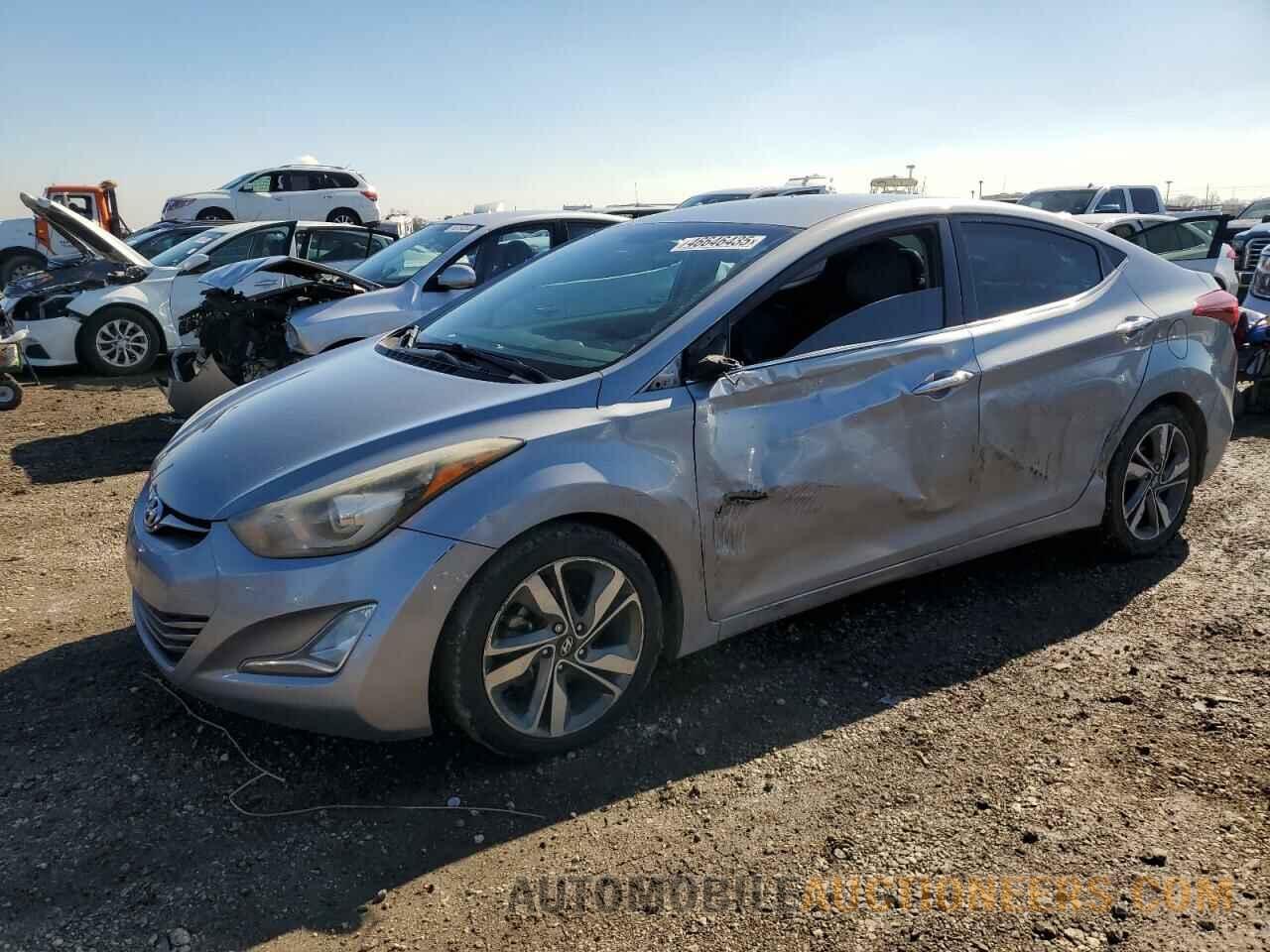 5NPDH4AE4GH675066 HYUNDAI ELANTRA 2016