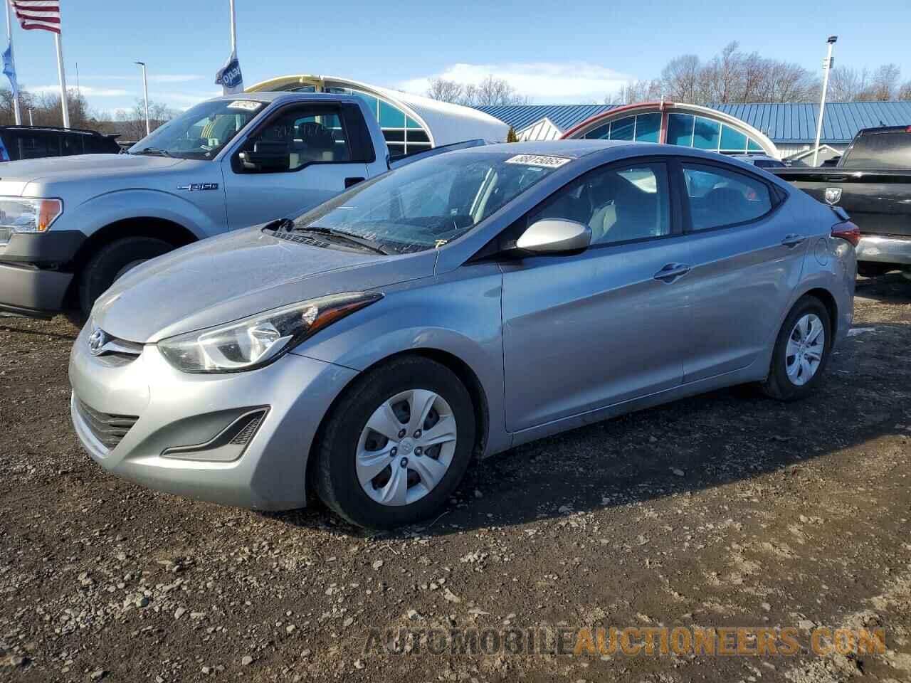 5NPDH4AE4GH681627 HYUNDAI ELANTRA 2016