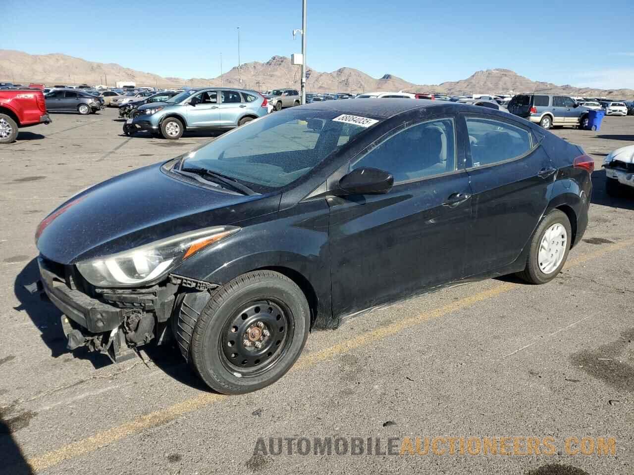 5NPDH4AE4GH777239 HYUNDAI ELANTRA 2016