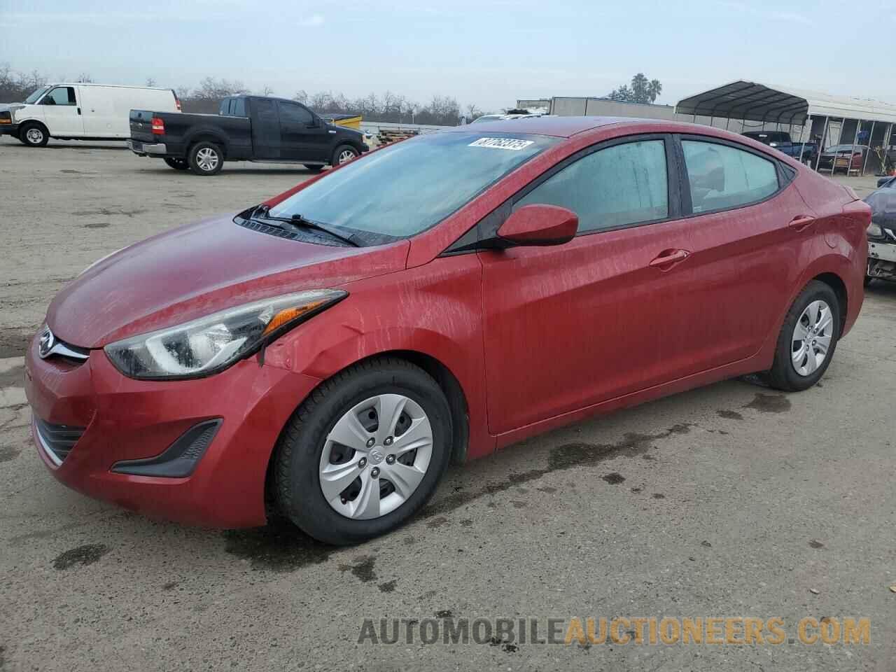 5NPDH4AE4GH794042 HYUNDAI ELANTRA 2016