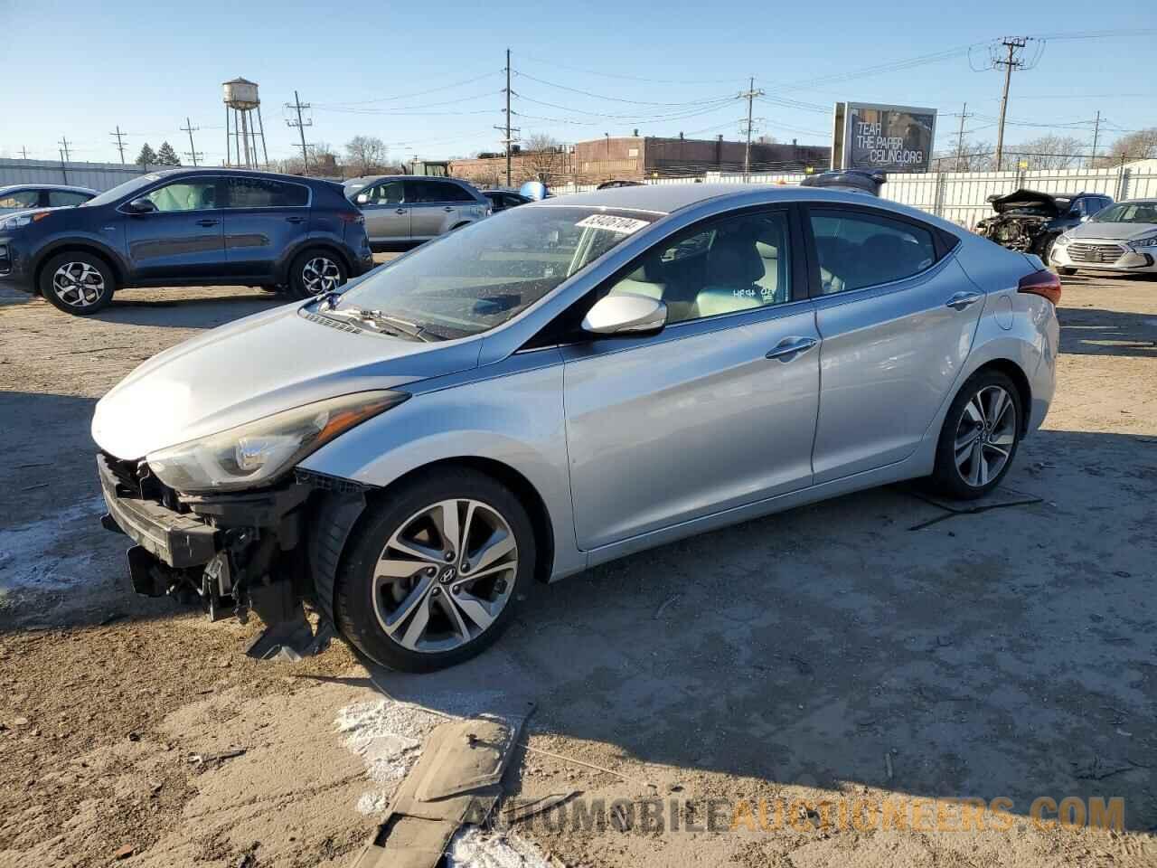 5NPDH4AE5EH483250 HYUNDAI ELANTRA 2014