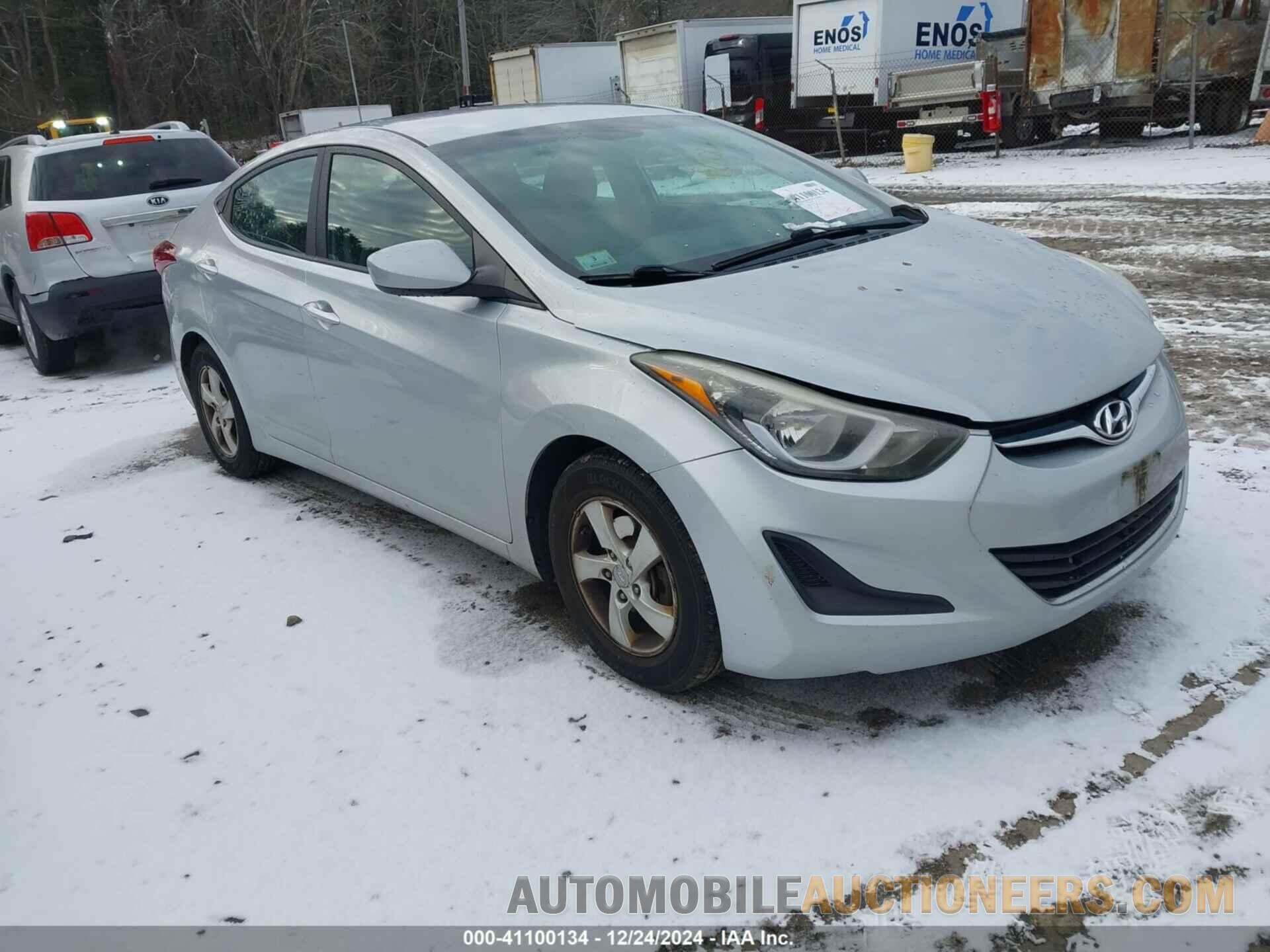 5NPDH4AE5EH487752 HYUNDAI ELANTRA 2014