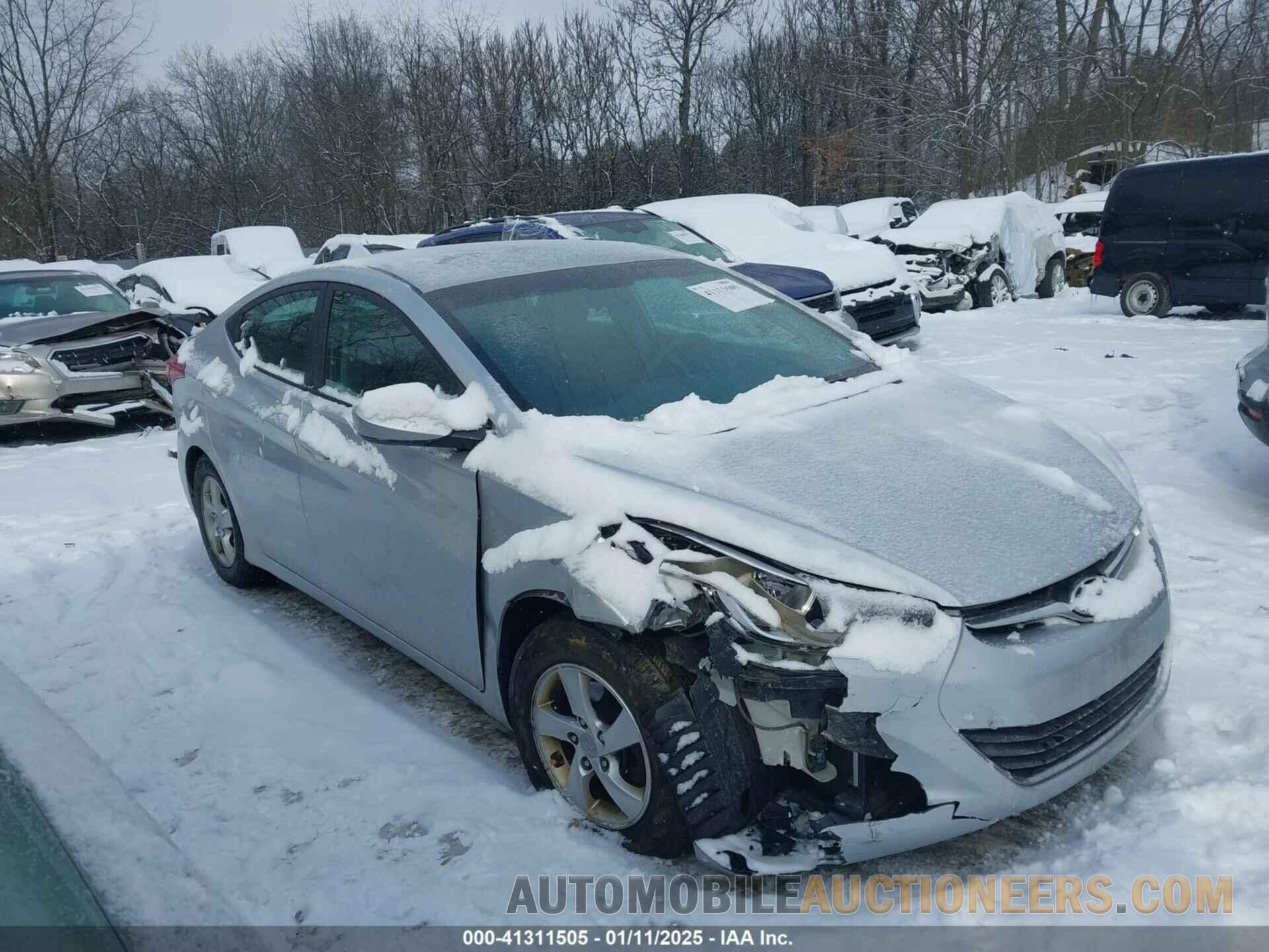 5NPDH4AE5EH504243 HYUNDAI ELANTRA 2014