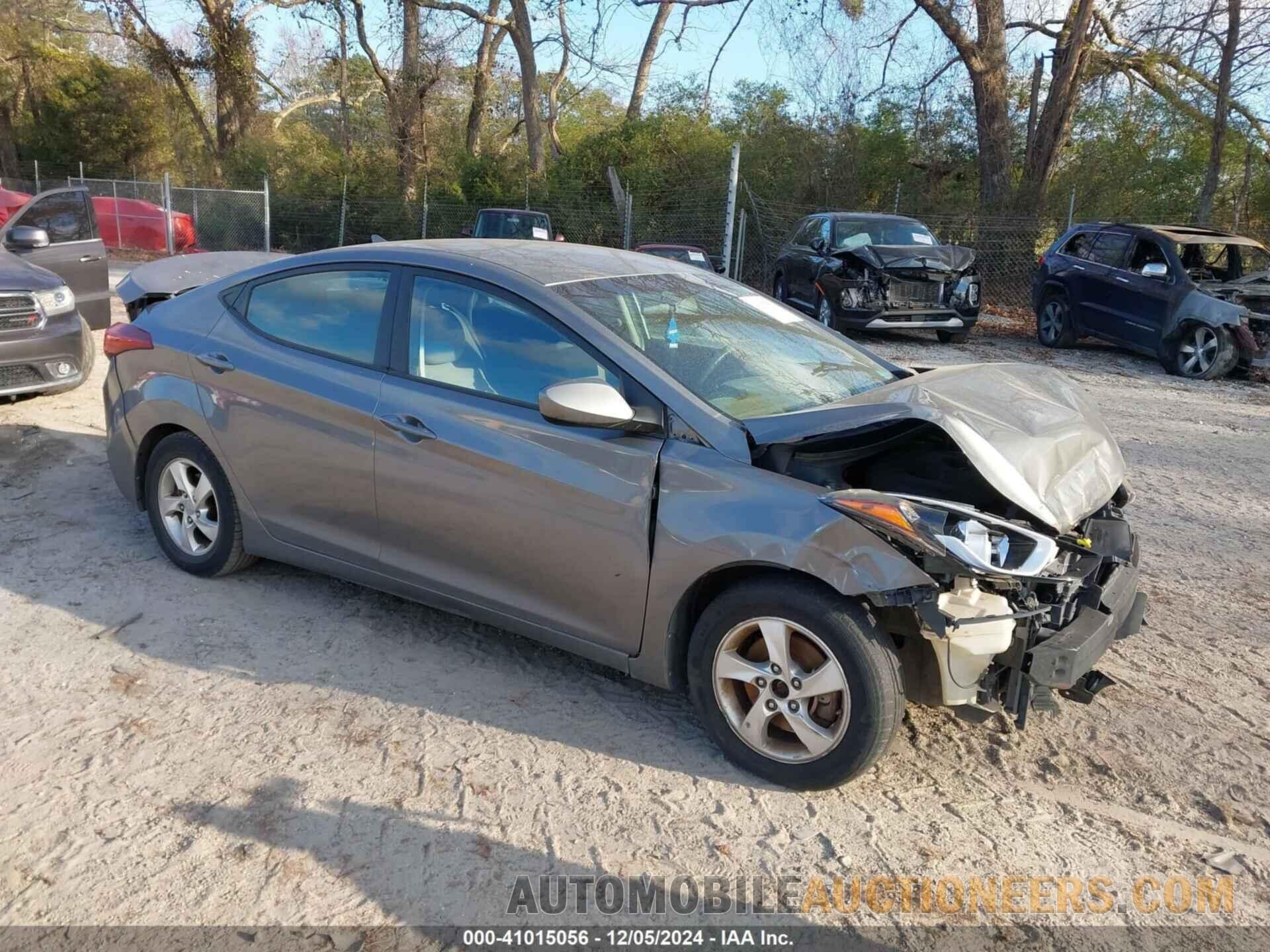 5NPDH4AE5EH509409 HYUNDAI ELANTRA 2014