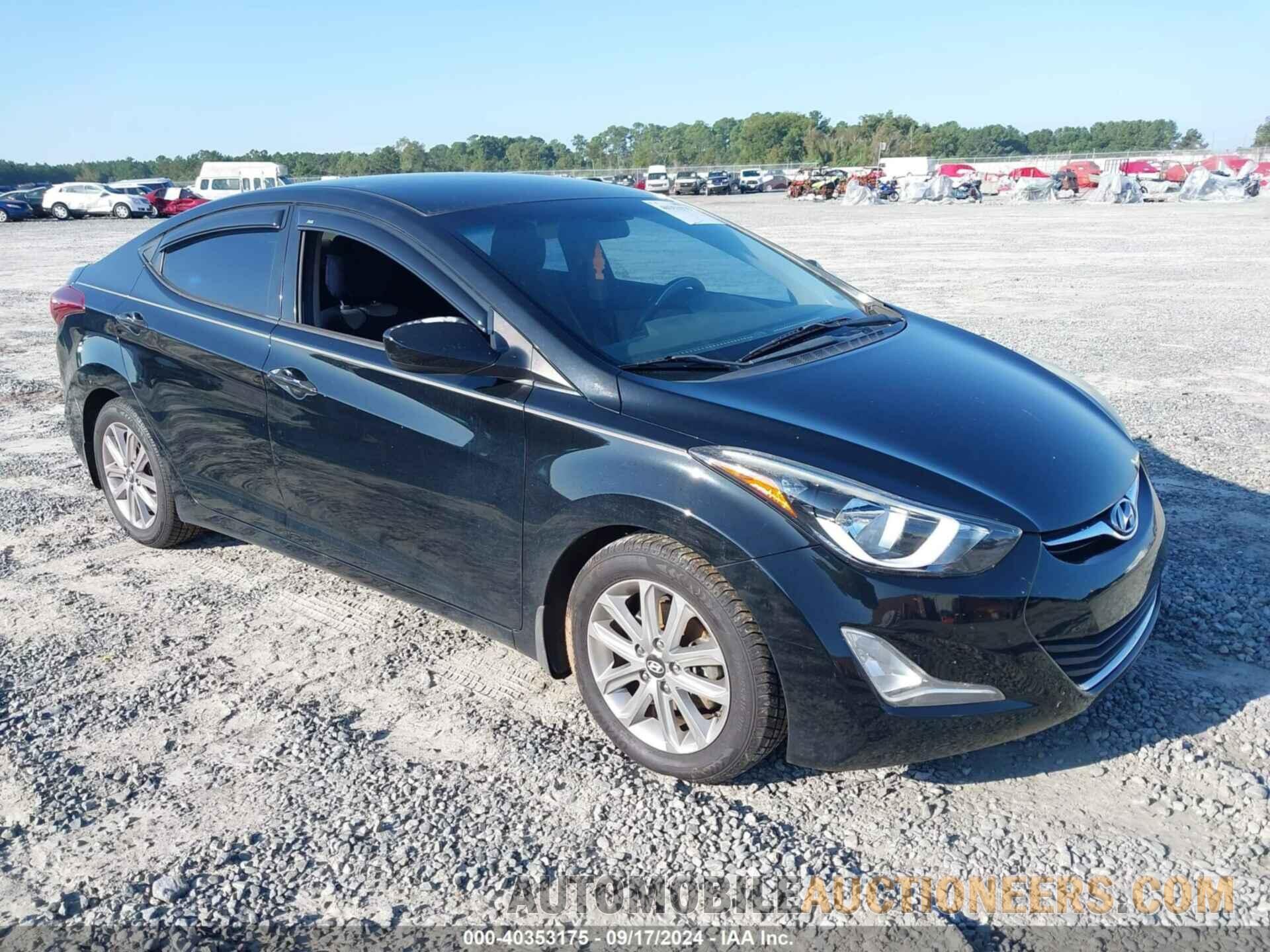 5NPDH4AE5EH531443 HYUNDAI ELANTRA 2014